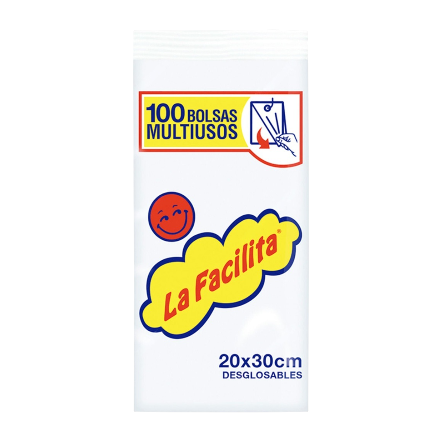 Bolsa Plástica Multiuso 100unid 20x30cm La Facilita-0
