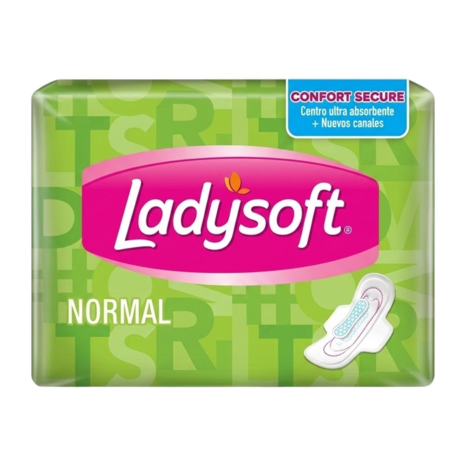 Toallas Femeninas Ladysoft Normal Tela Suave Con Alas 8u-0