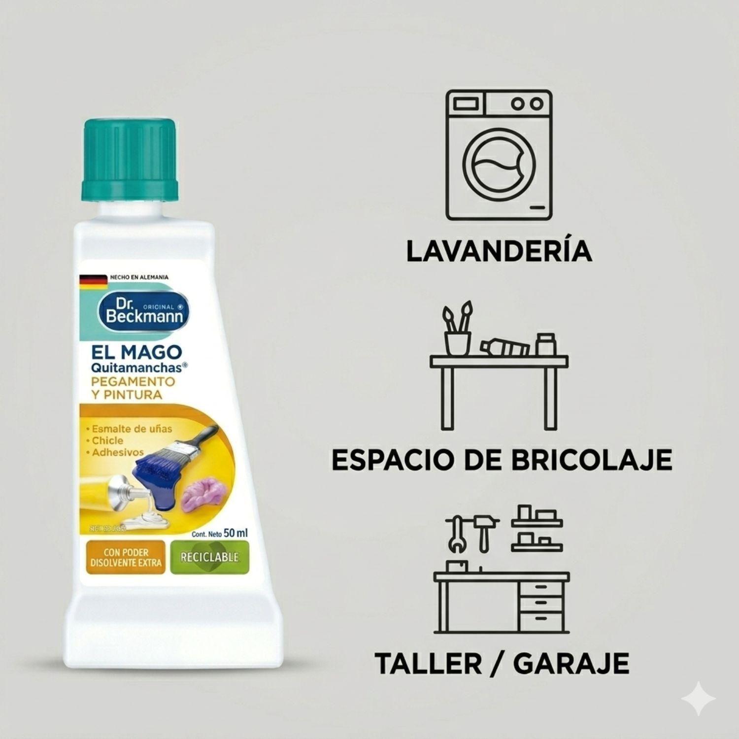 Quitamanchas Pegamento Y Pintura Dr Beckmann 50ml Ropa-4