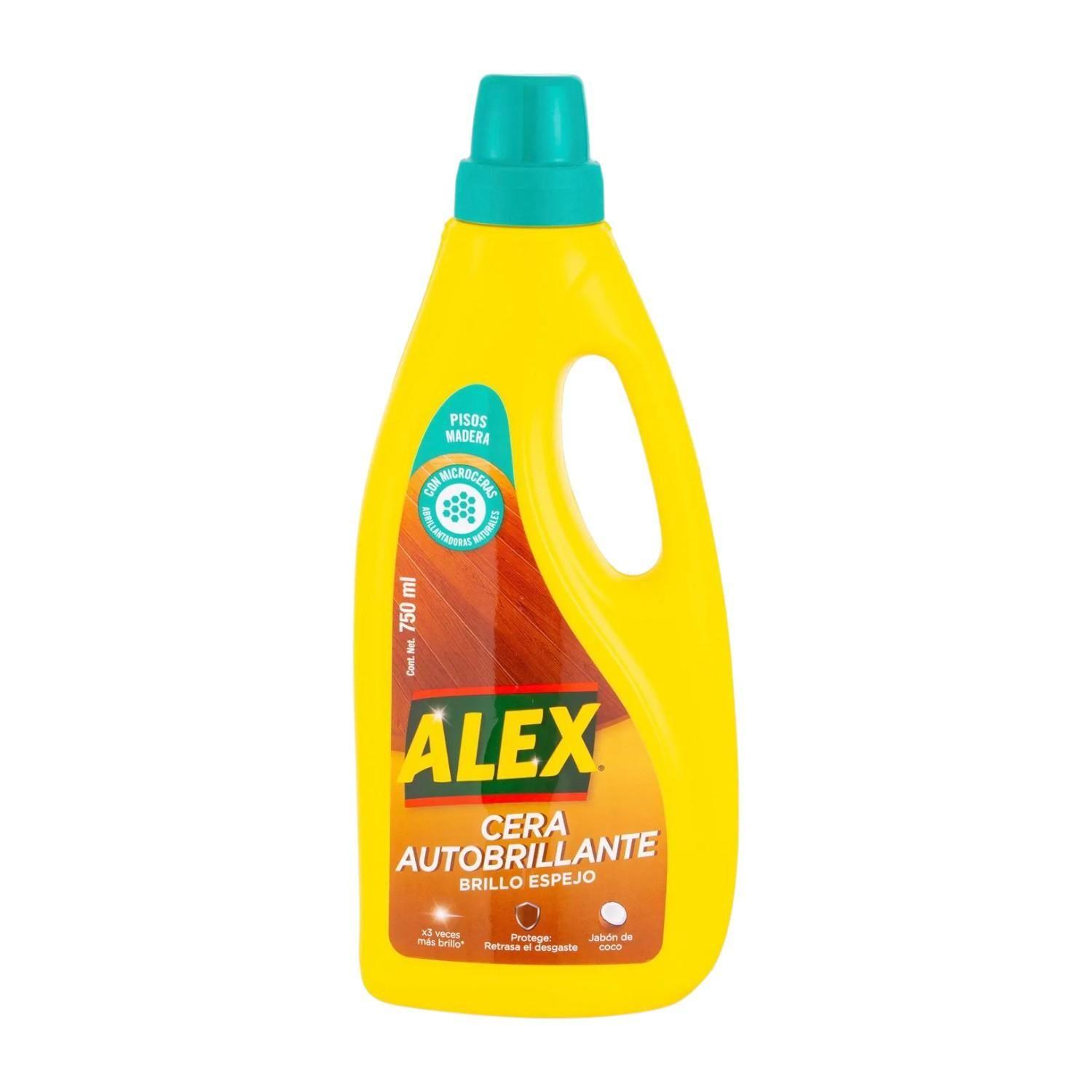Cera Líquida Autobrillante Alex Piso Madera 750ml-0