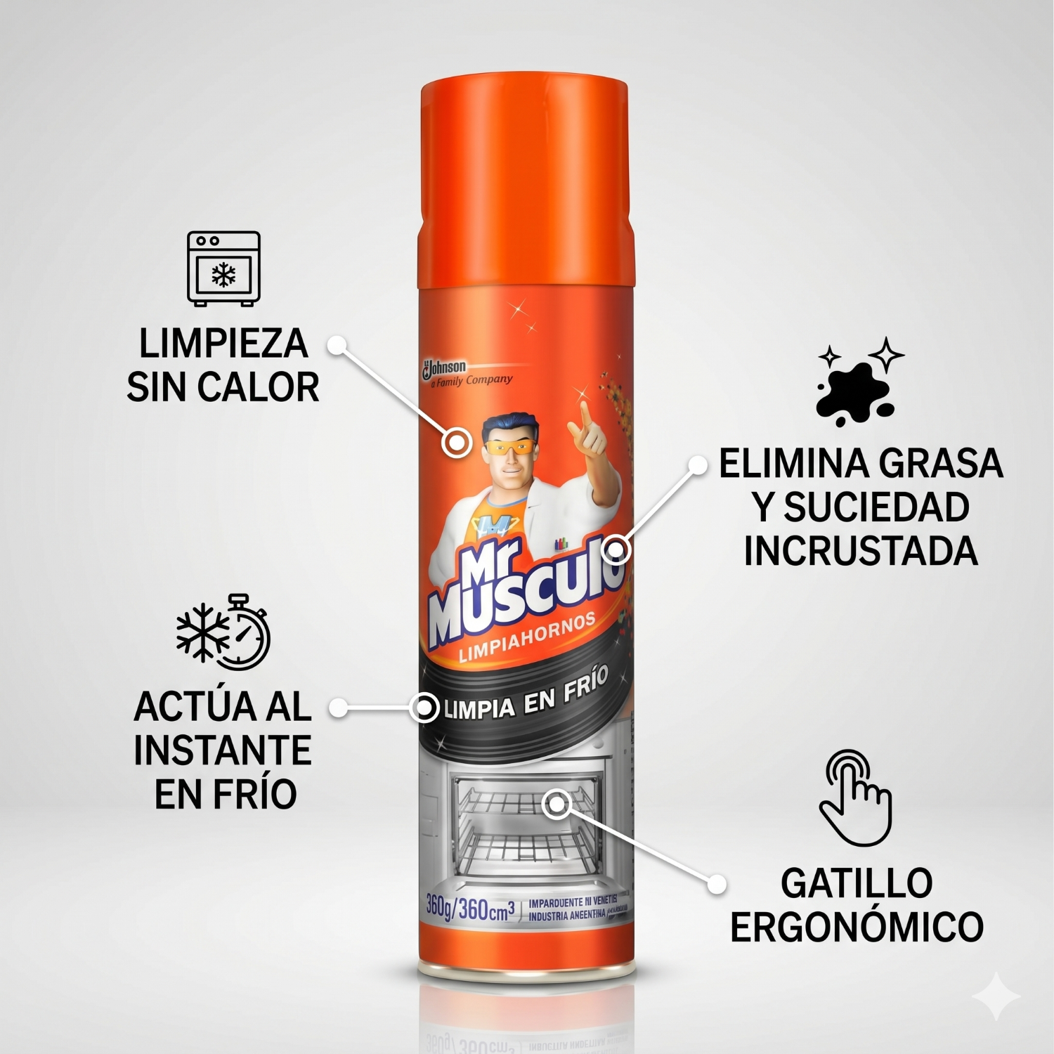 Limpiador De Hornos Mr. Musculo 360 Ml-3