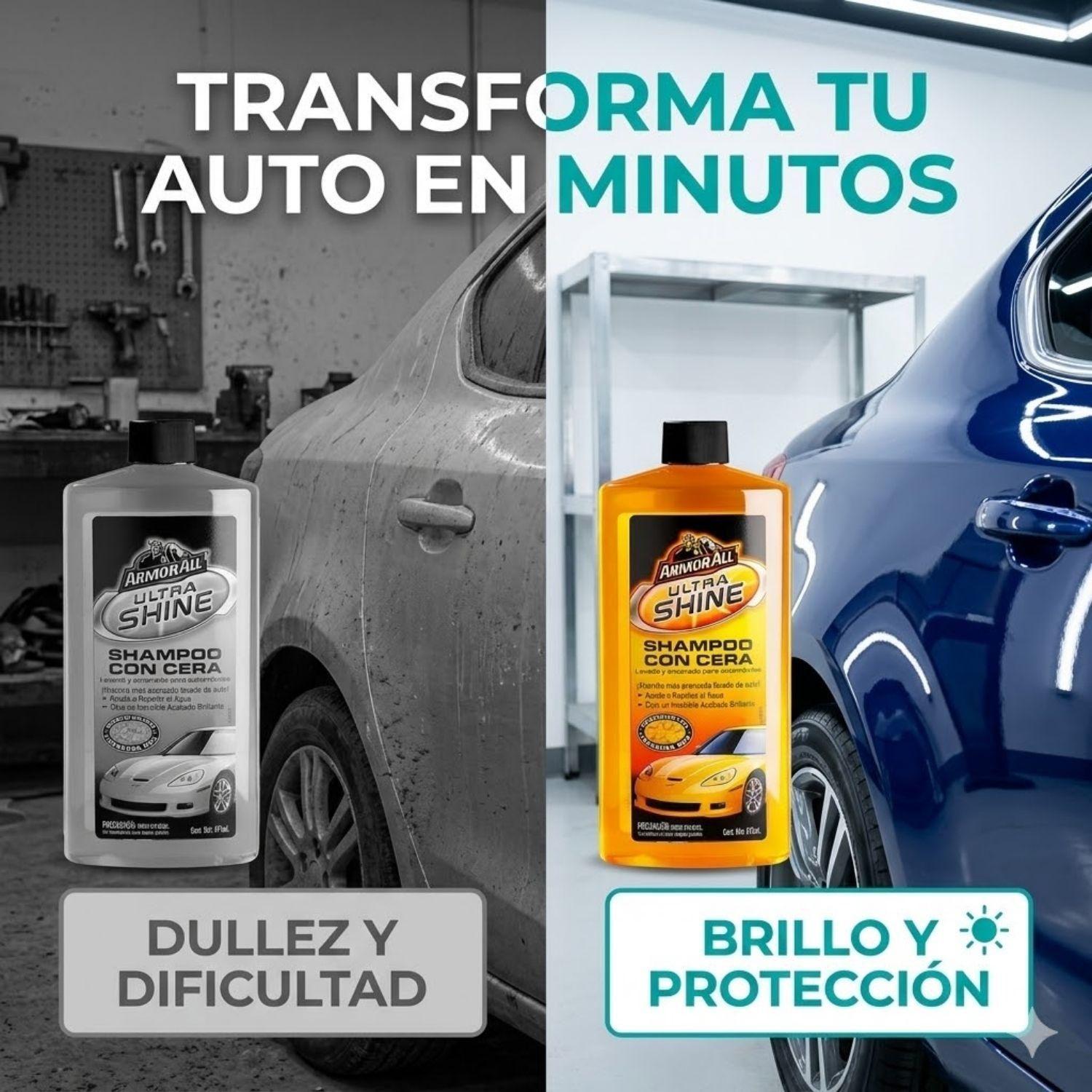 Armor All Shampoo Cera Auto Brillante 473 ml-4