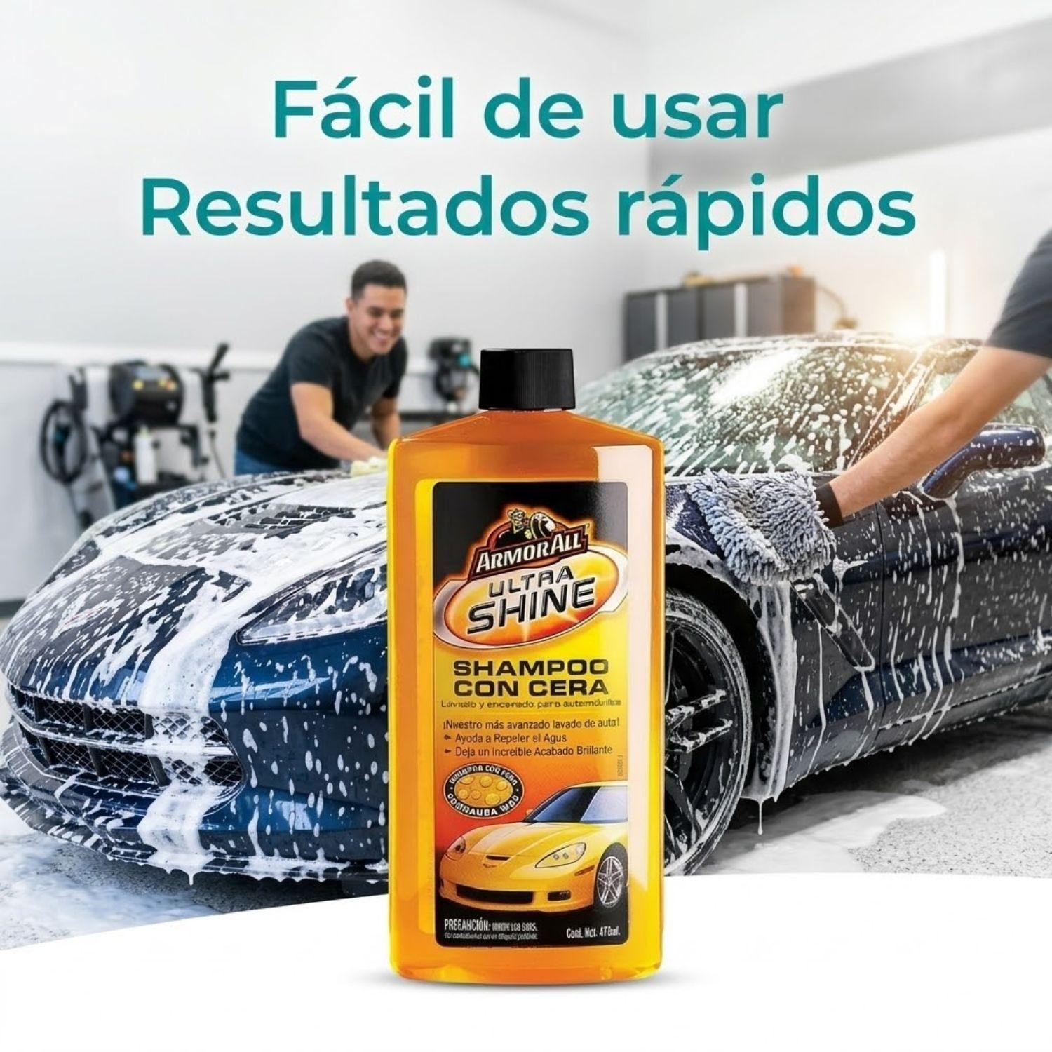 Armor All Shampoo Cera Auto Brillante 473 ml-5