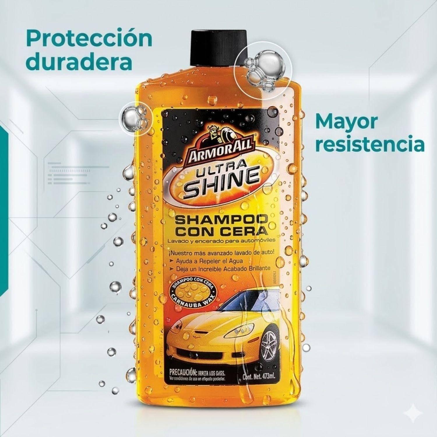 Armor All Shampoo Cera Auto Brillante 473 ml-7