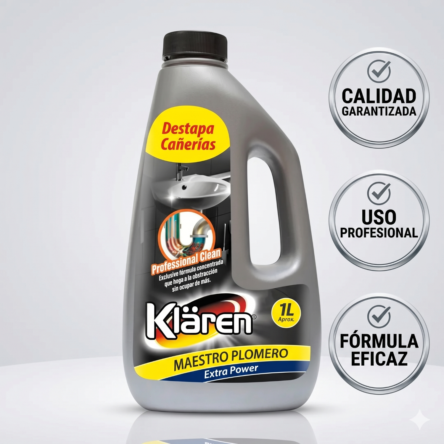 Destapa Cañerias Extra Power Klaren 1l-5