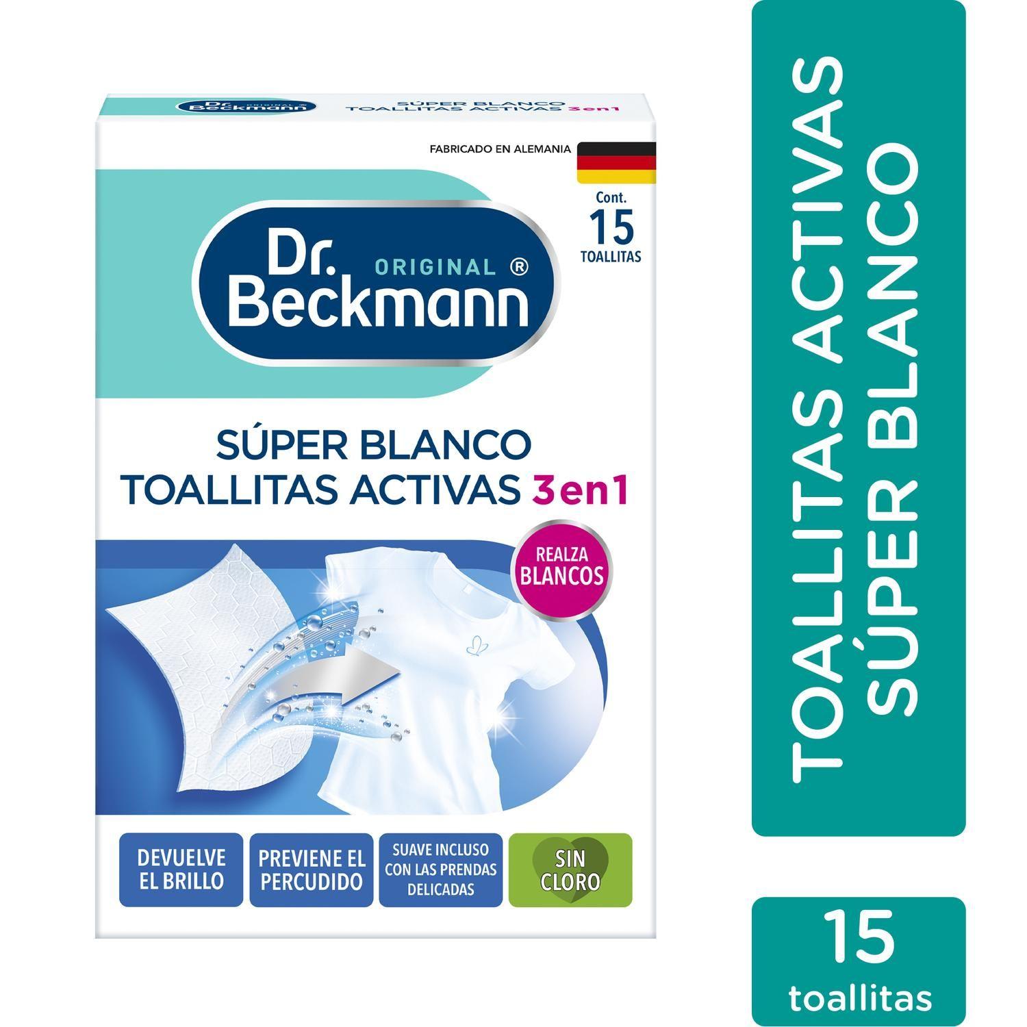 Toallitas Súper Blanco Dr. Beckmann x15 Unid-3