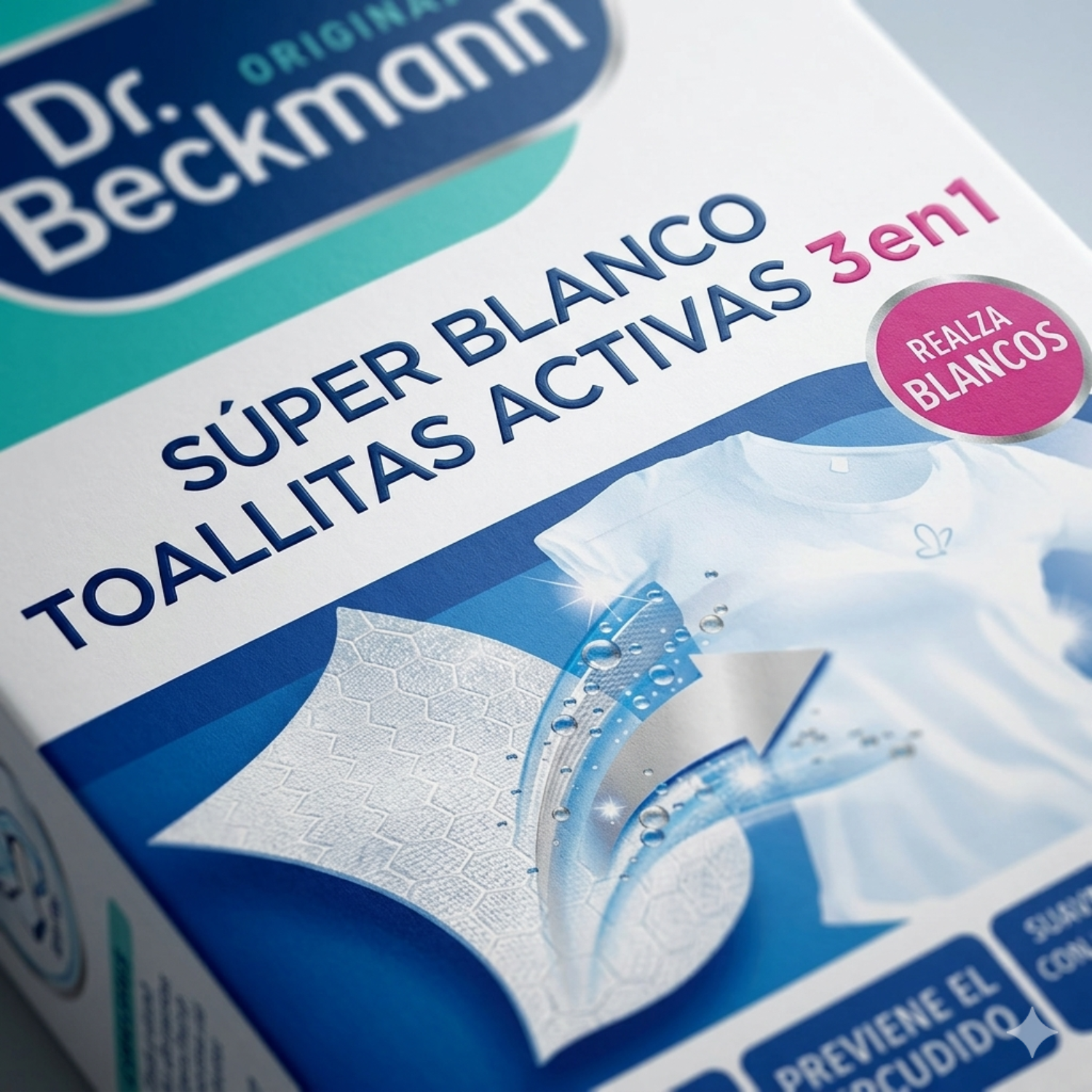 Toallitas Súper Blanco Dr. Beckmann x15 Unid-6