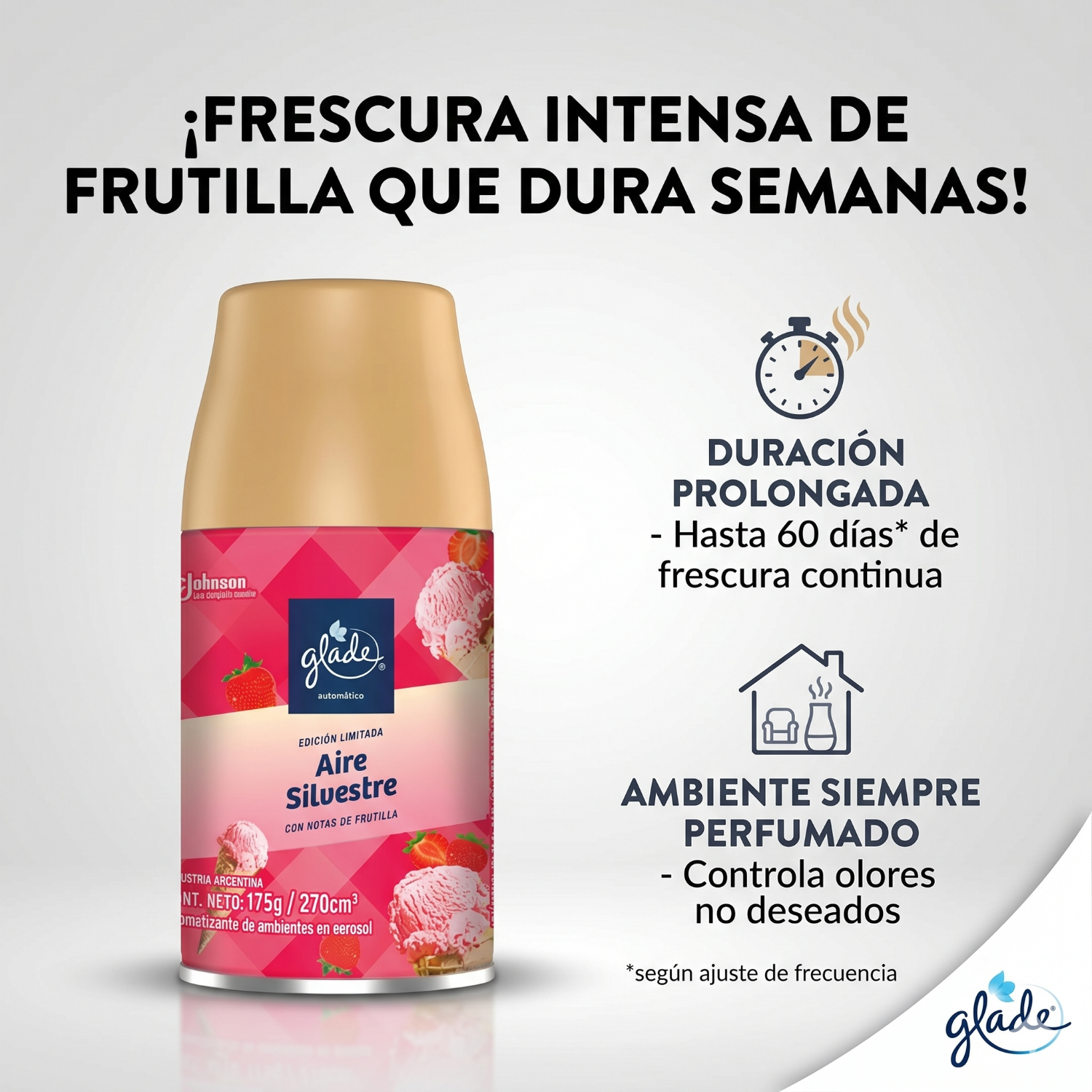 Recarga Glade Automatico Aire Silvestre 175gr-1