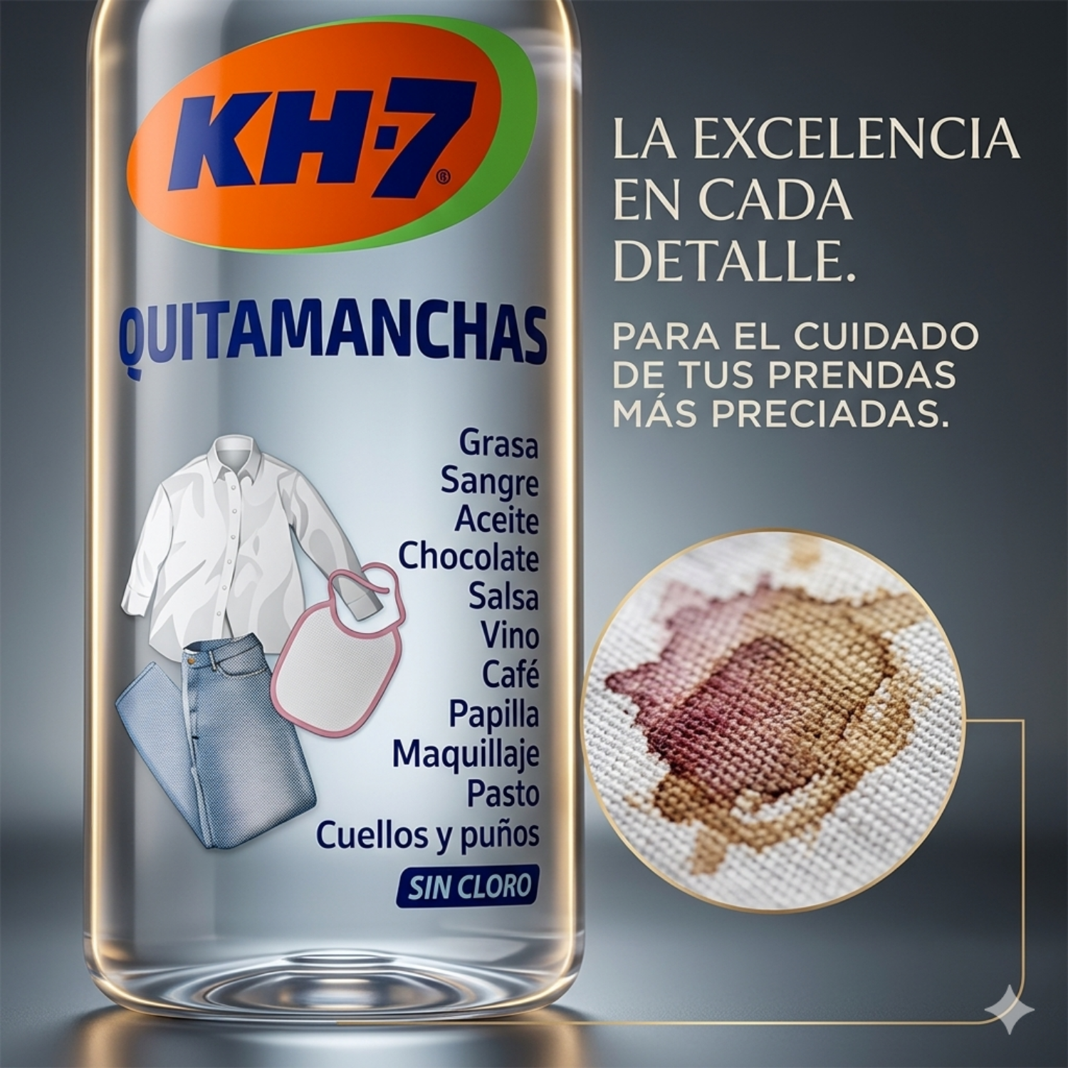 Quitamanchas Prelavado Gatillo KH-7 750ml-7