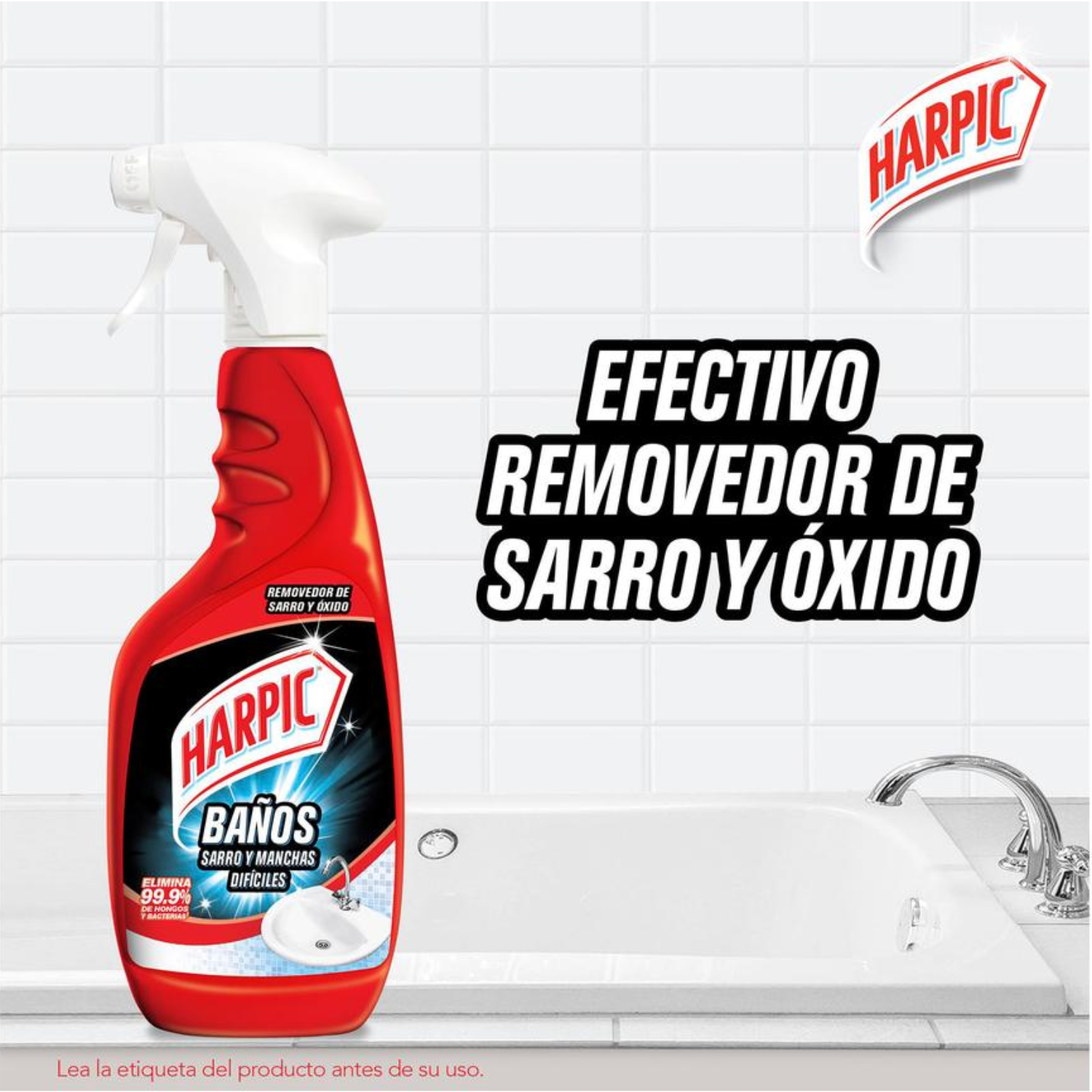 Limpiador Baño Sarro y Manchas Difíciles Gatillo 495 ml-1