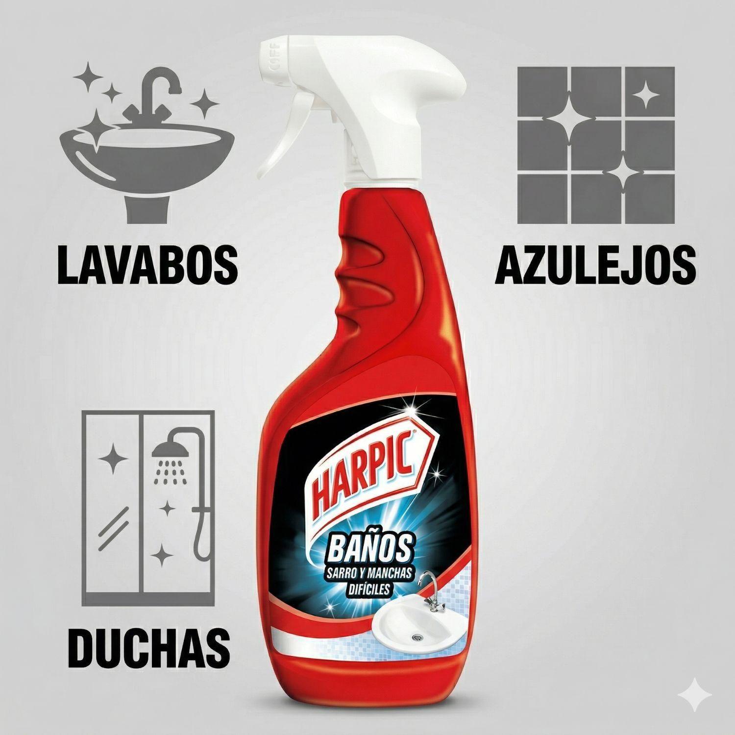 Limpiador Baño Sarro y Manchas Difíciles Gatillo 495 ml-3