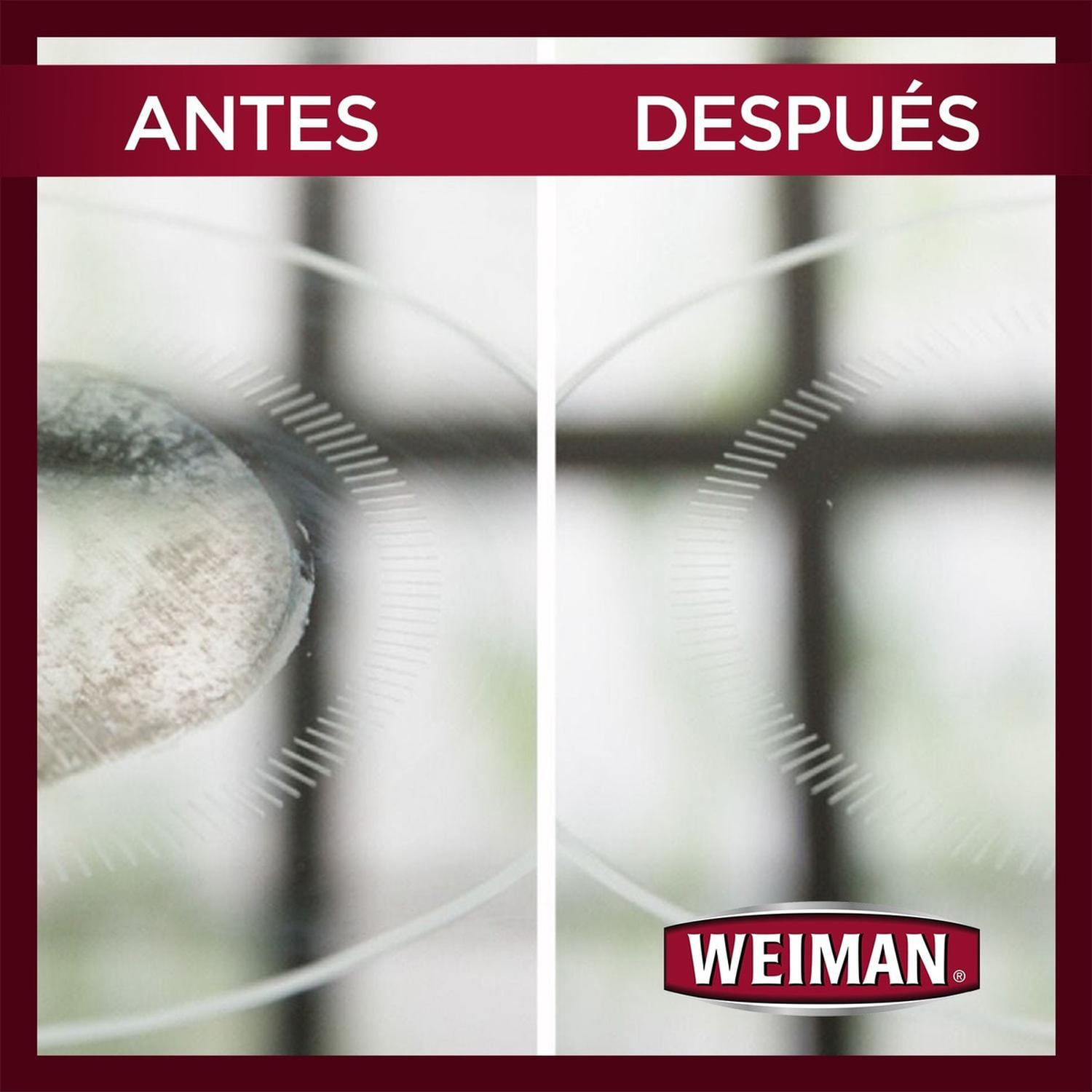 Limpiador Vitrocerámica Weiman 425ml + 3 Esponjas-4