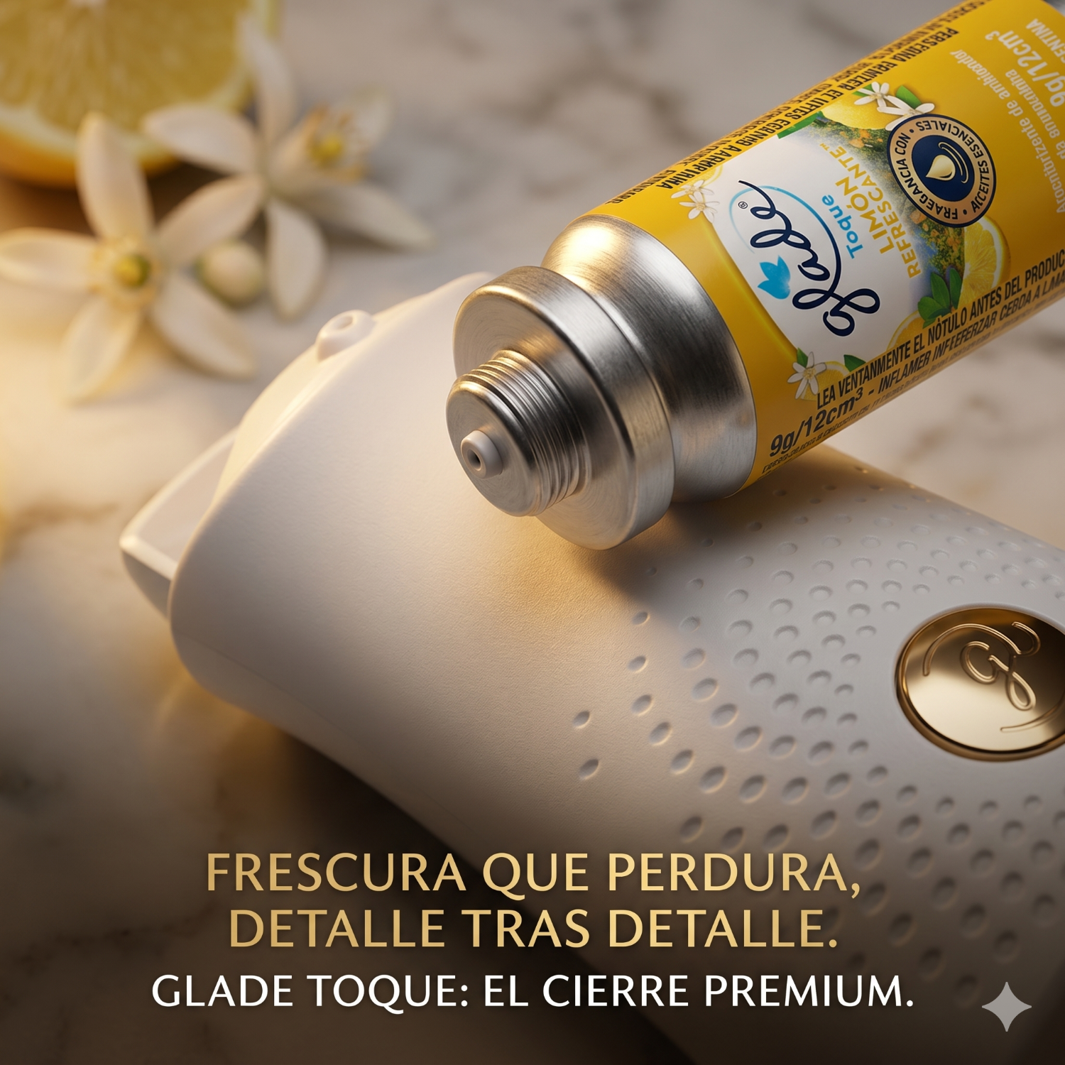Glade Toque Aparato + Repuesto 9g Aroma Limón Refrescante-6
