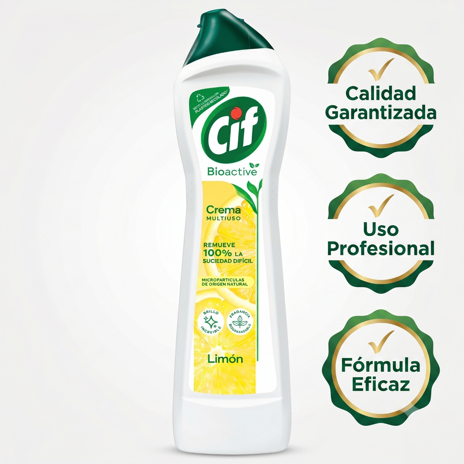 Cif Crema Limpiador Multiuso Limon 750g Bioactive-4