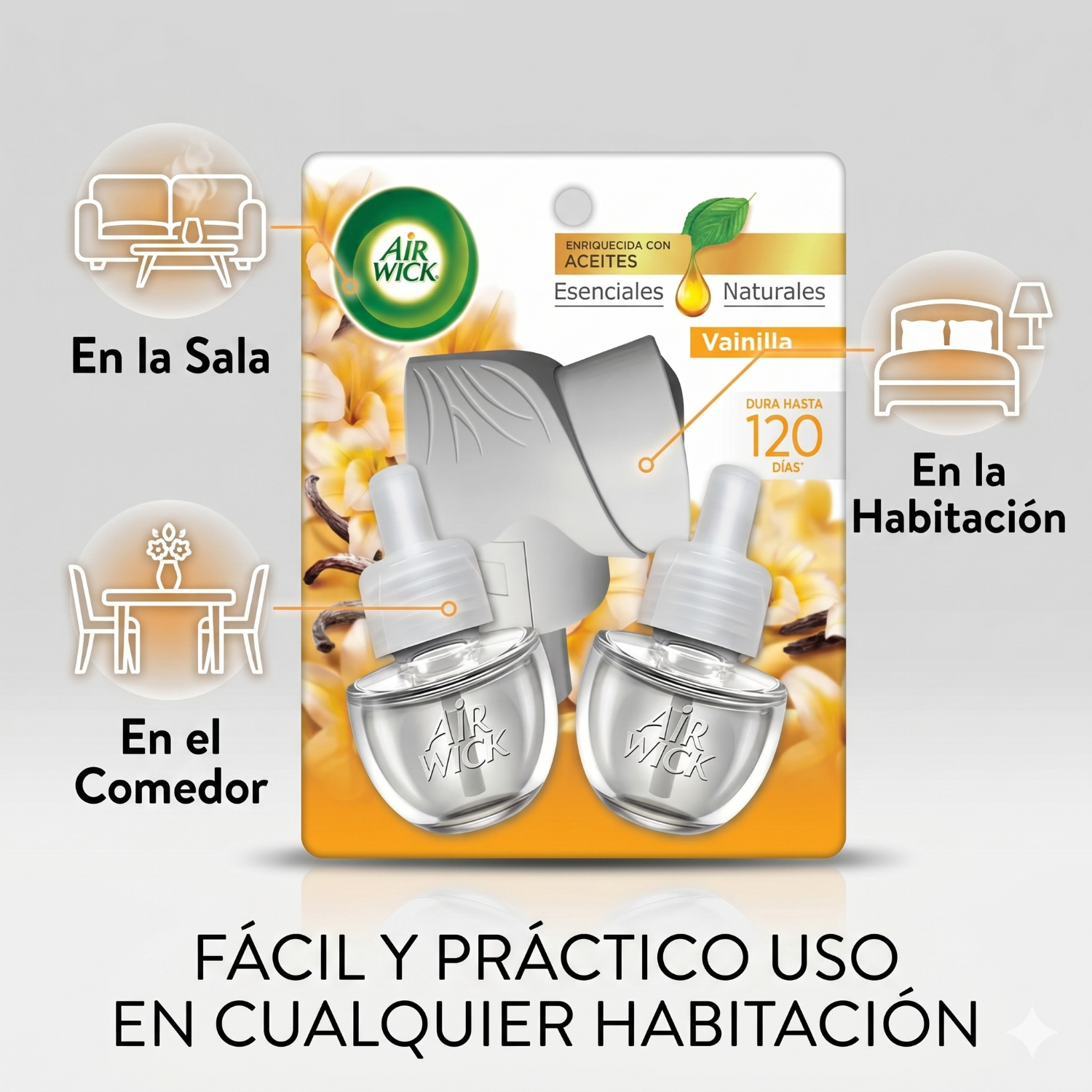 Aparato Electrico Air Wick Vainilla + 2 Repuestos 21ml-2
