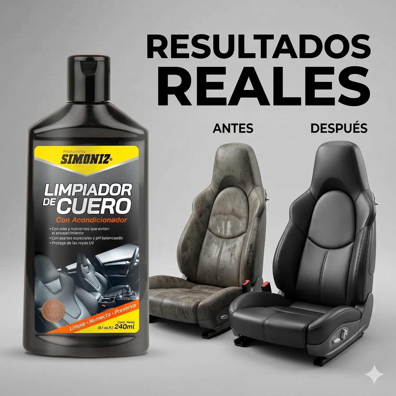 Limpiador de Cuero para Tapicería Simoniz 240 ml-4