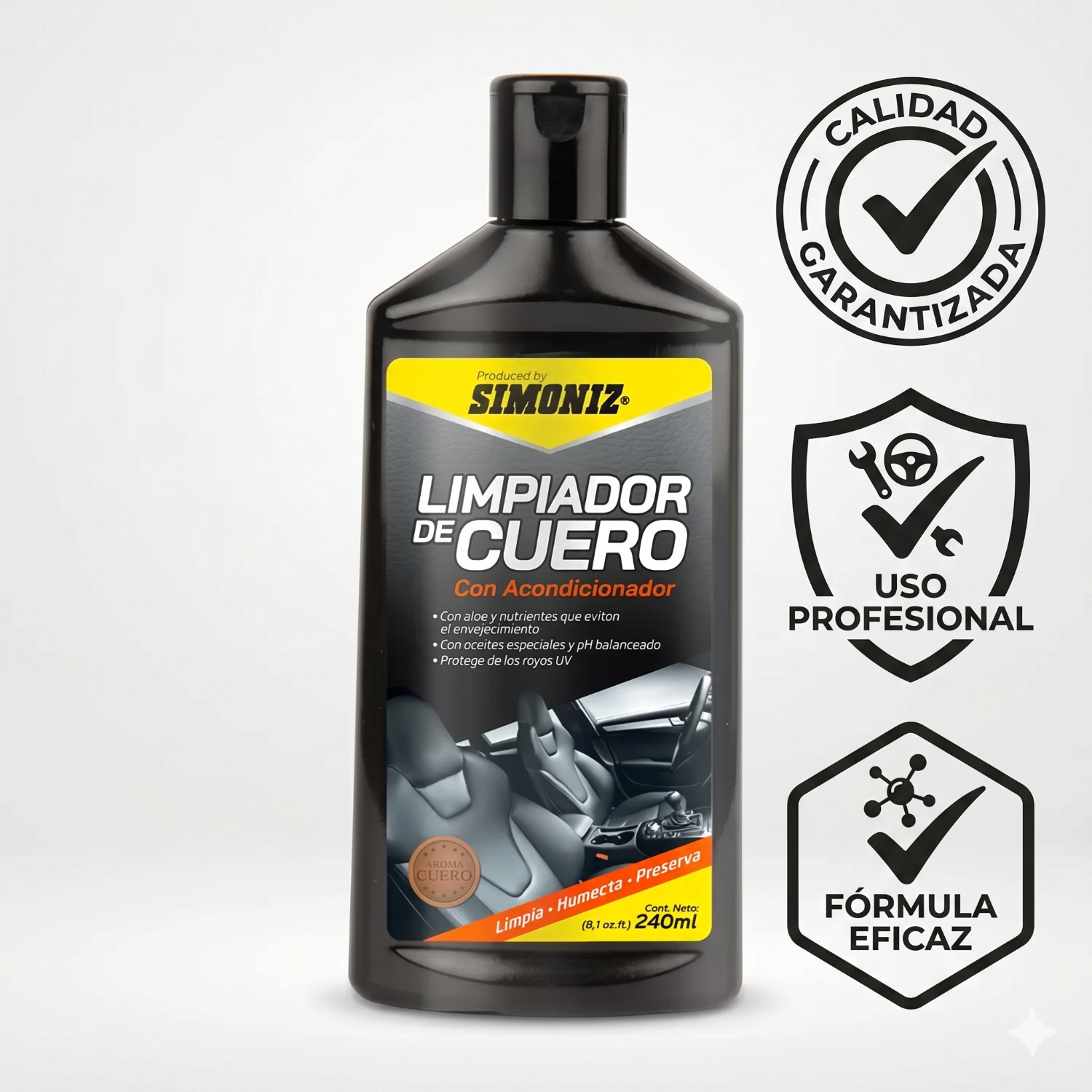 Limpiador de Cuero para Tapicería Simoniz 240 ml-5