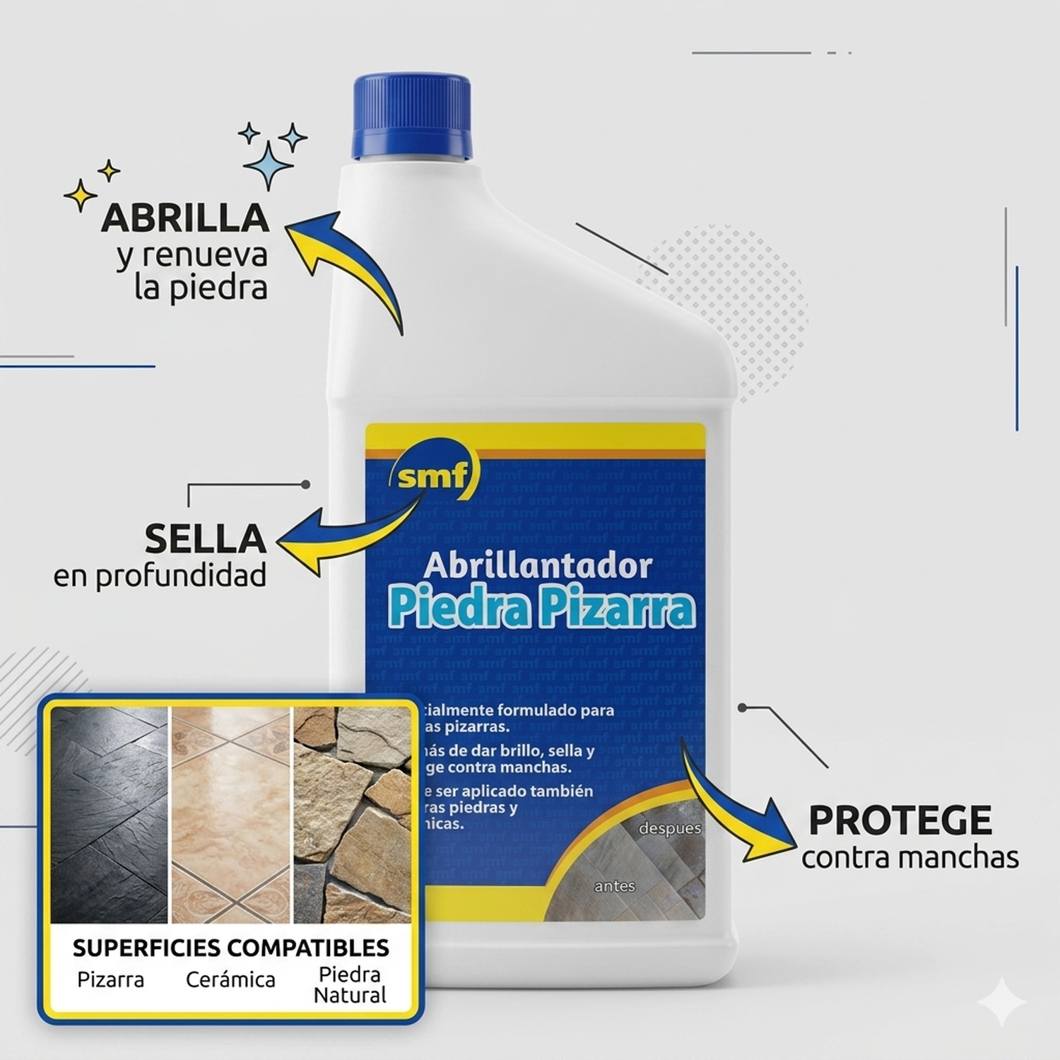 Abrillantador Piedra Pizarra Smf 1 L-2