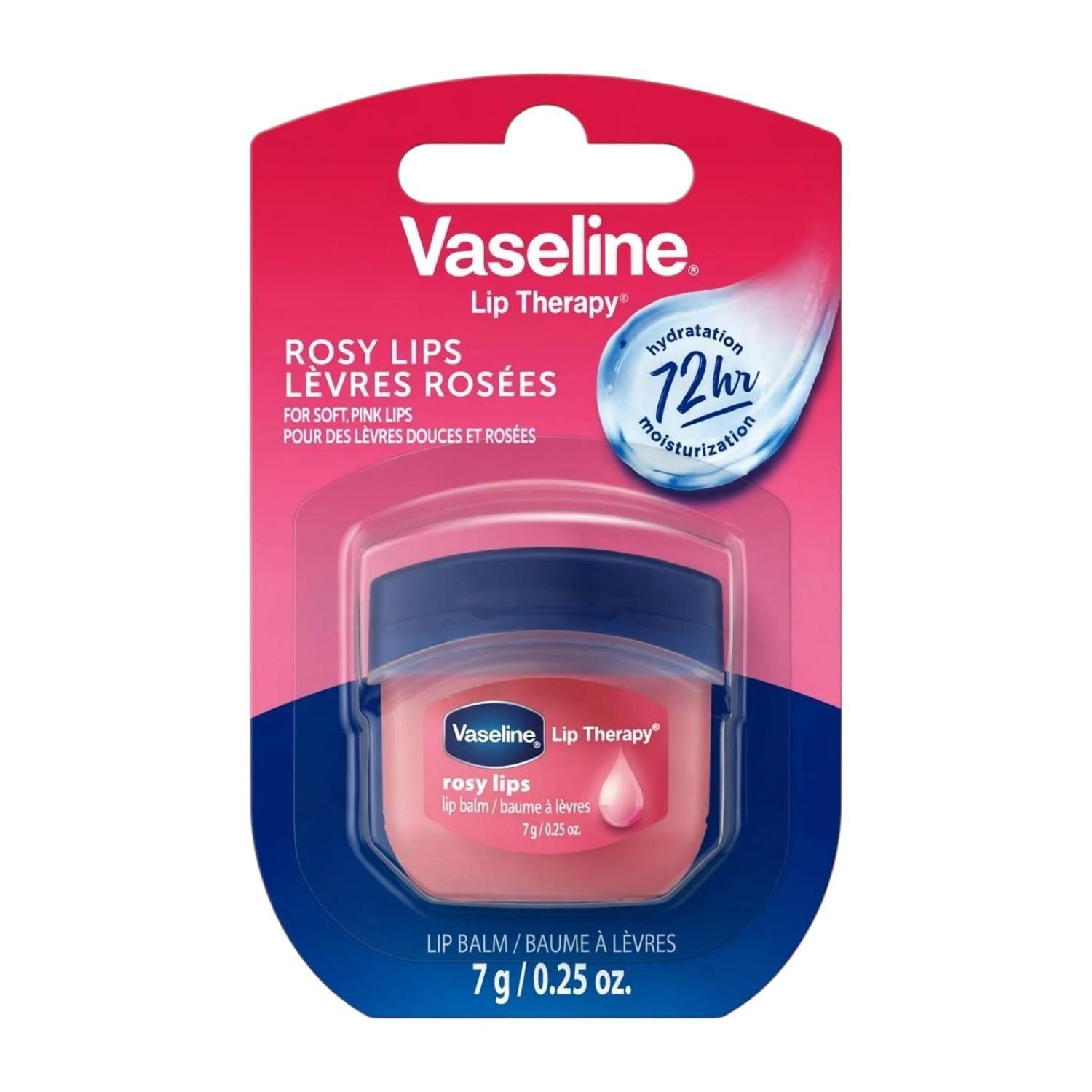 Balsamo Labial Vaseline Rosy Lips 7g-0