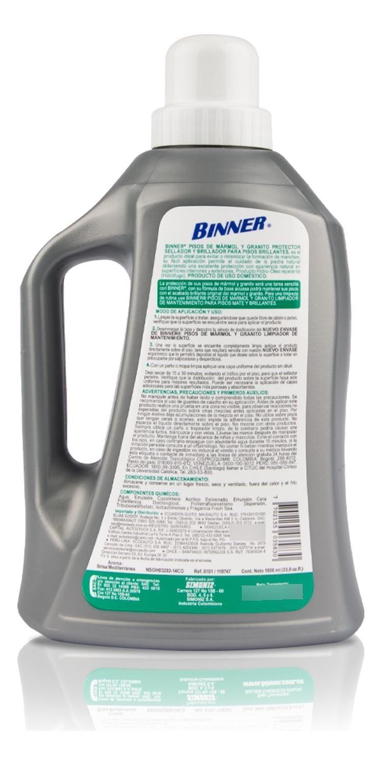 Protector, Sellador Y Abrillantador De Marmol Y Granito 1l-2