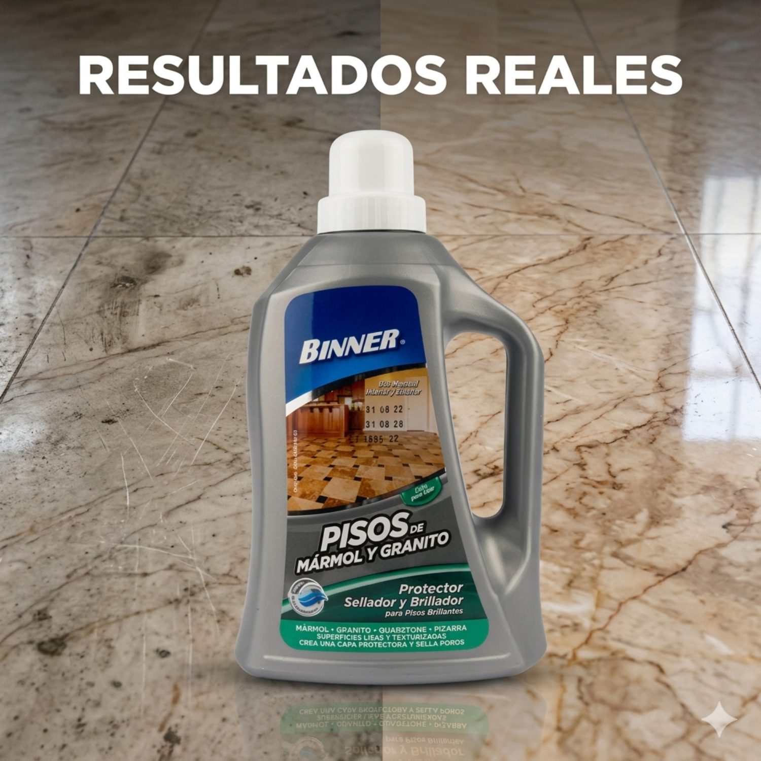 Protector, Sellador Y Abrillantador De Marmol Y Granito 1l-5