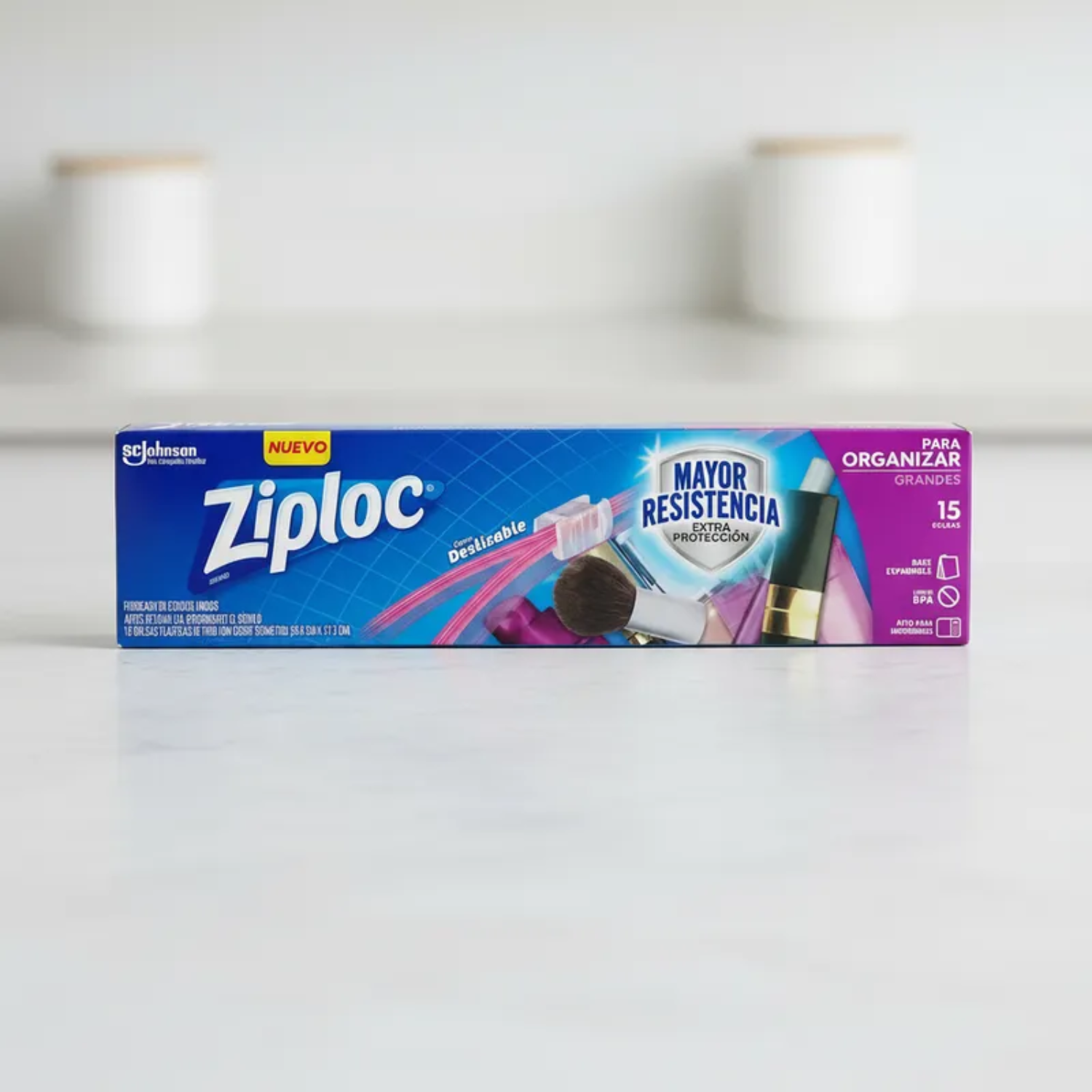 Bolsa Para Organizar Ziploc Grande Cierre Fácil 15un-1