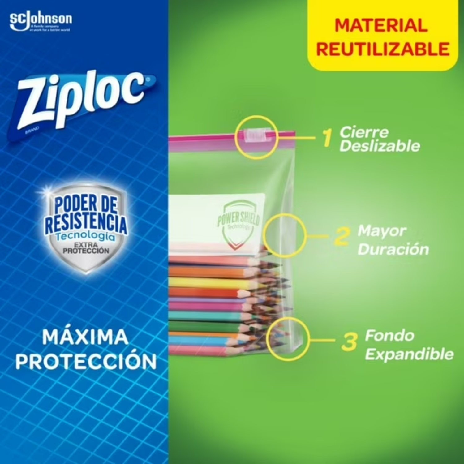 Bolsa Para Organizar Ziploc Grande Cierre Fácil 15un-4