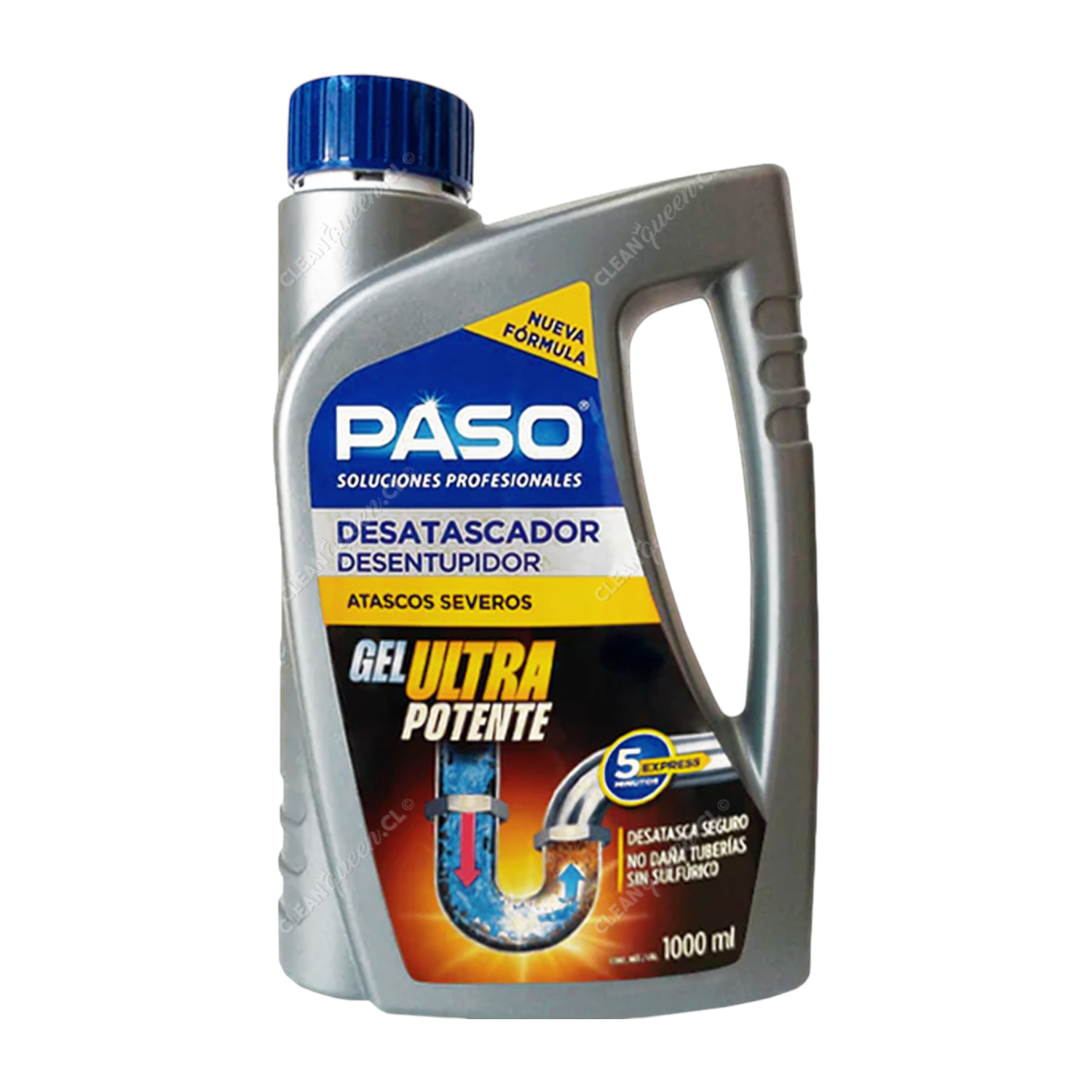 Destapa Desatasca Cañerias Atascos Severos Gel 1l-0