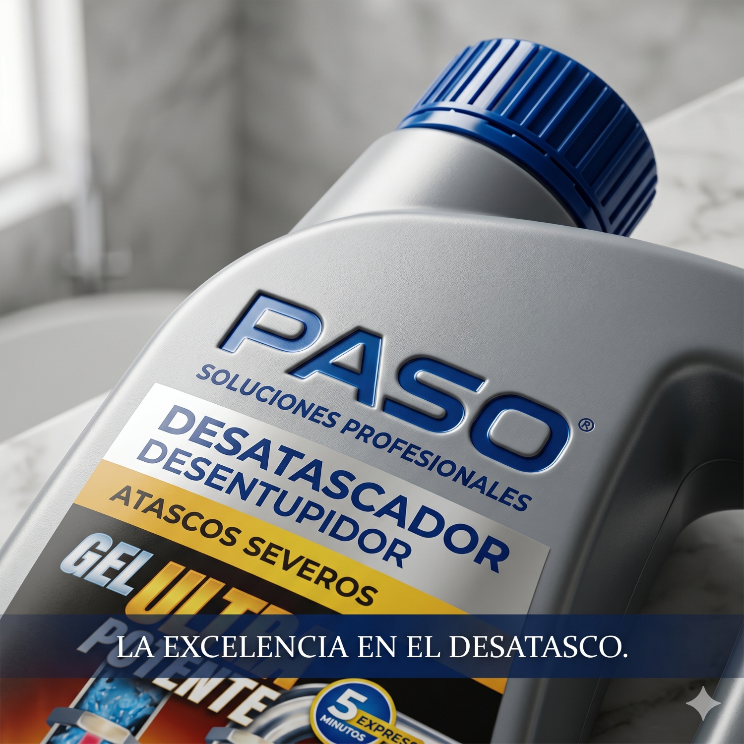 Destapa Desatasca Cañerias Atascos Severos Gel 1l-7