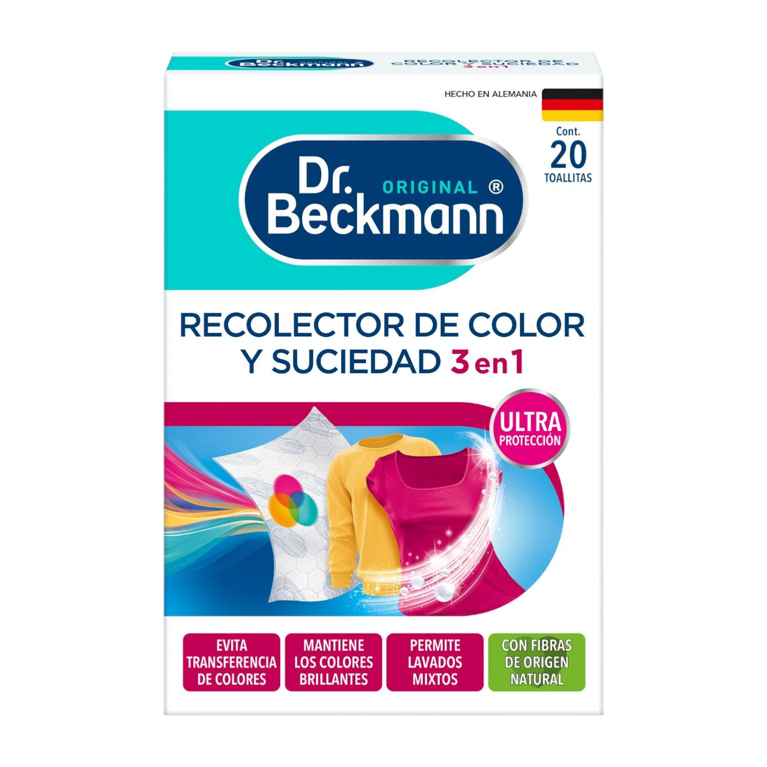 Toallitas Atrapa Color Dr. Beckmann 20 Unidades-0