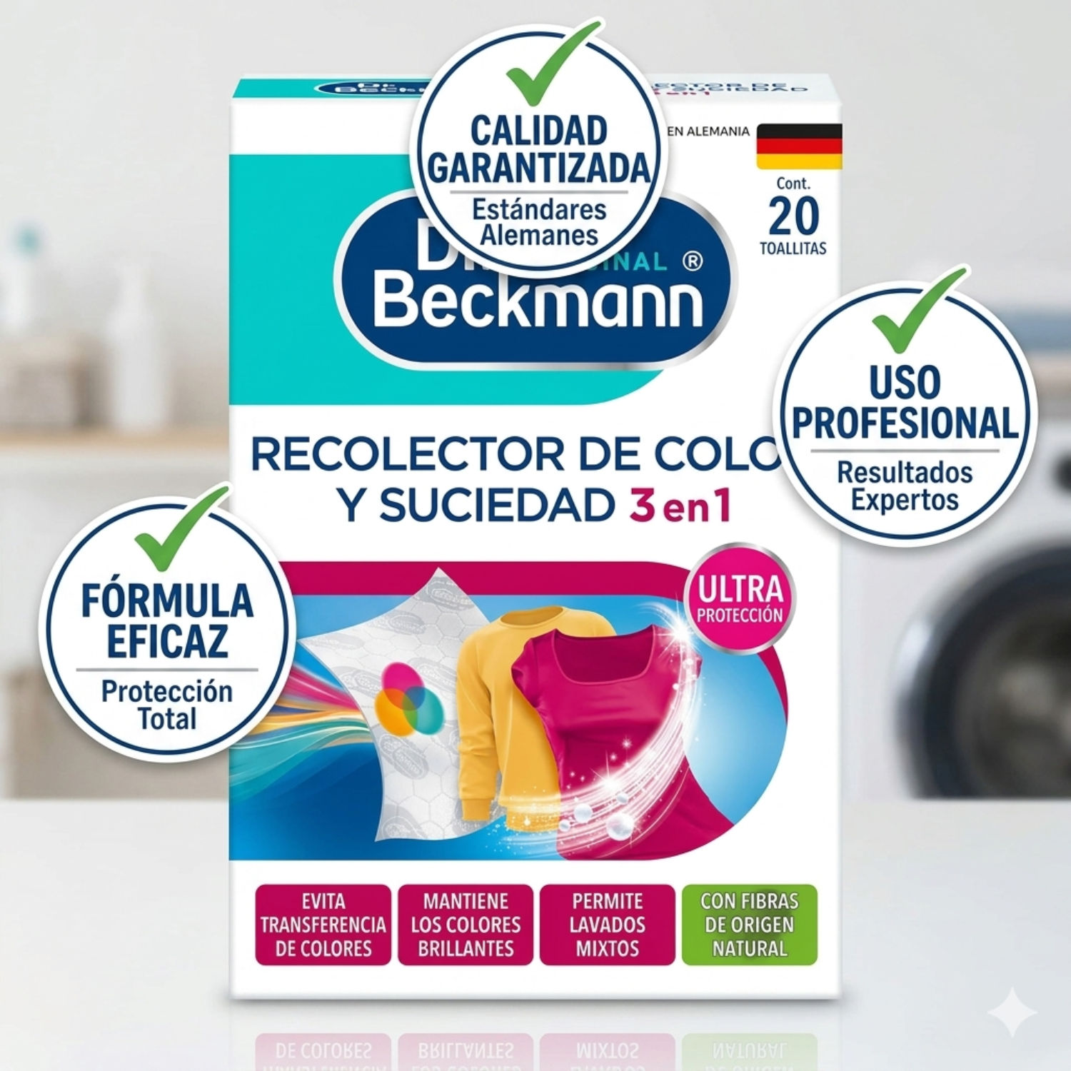 Toallitas Atrapa Color Dr. Beckmann 20 Unidades-6