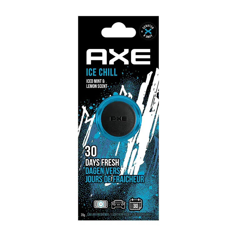 Aromatizante Para Autos Axe Rejilla Ice 19gr-6