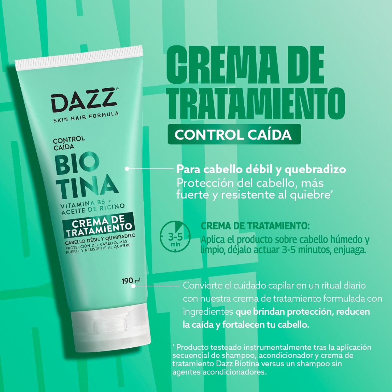 Dazz Crema de Tratamiento con Biotina 190 ml-1