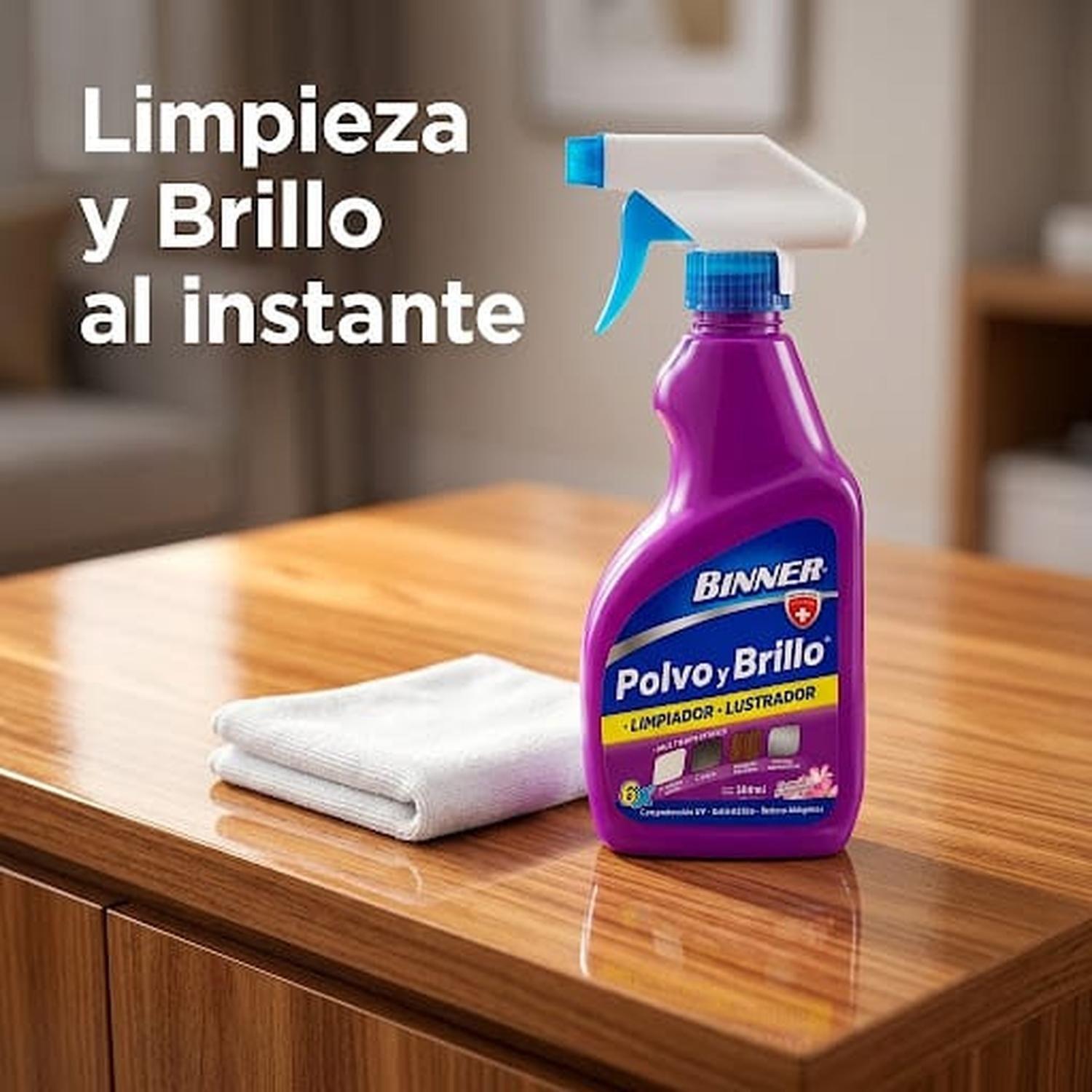 Lustrador Multisuperficies Binner Flores Primavera 300 ml-3