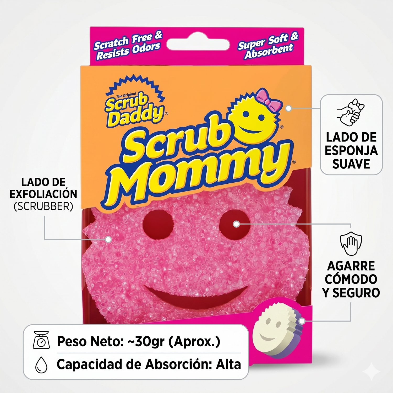 Esponja Scrub Mommy 1 Unidad-3