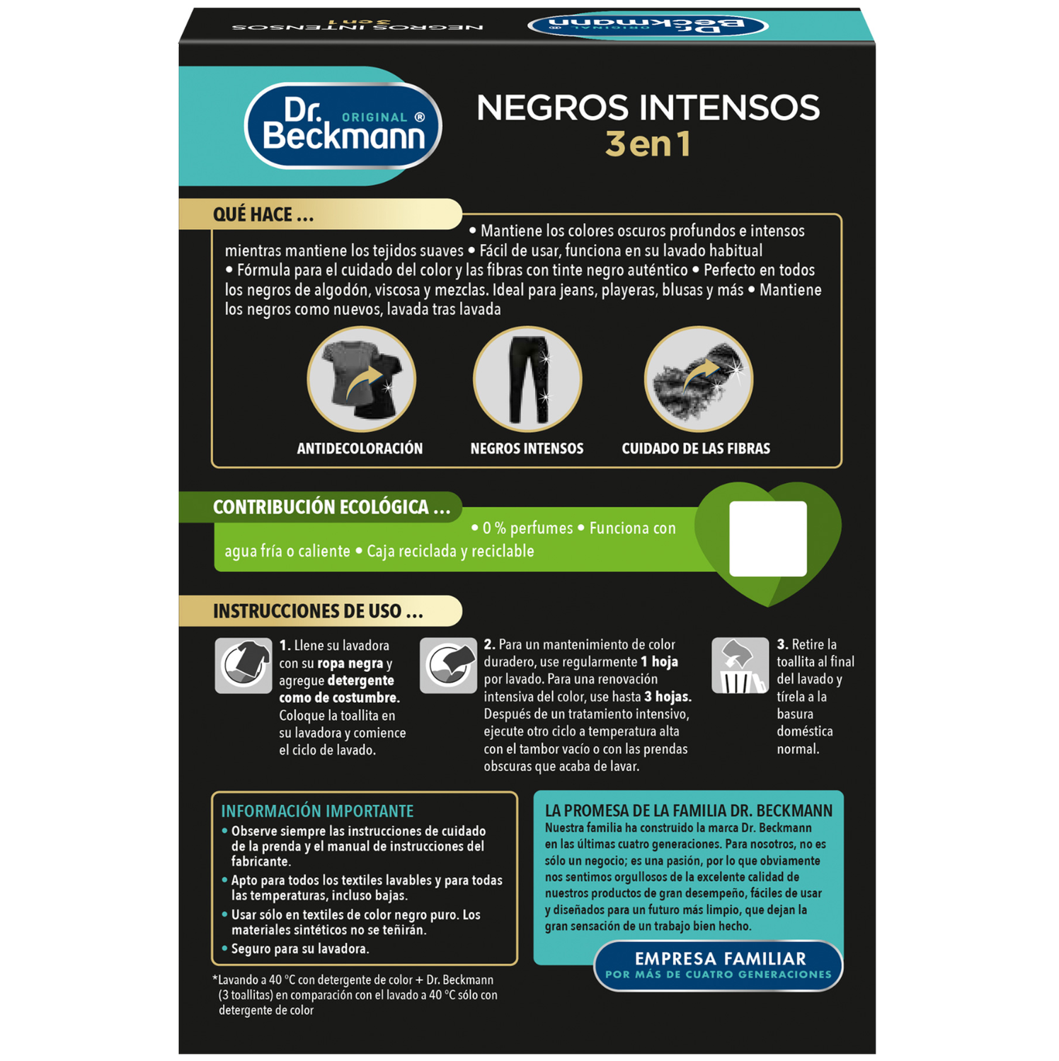 Toallitas Negros Intensos Dr. Beckmann 8 Un-2