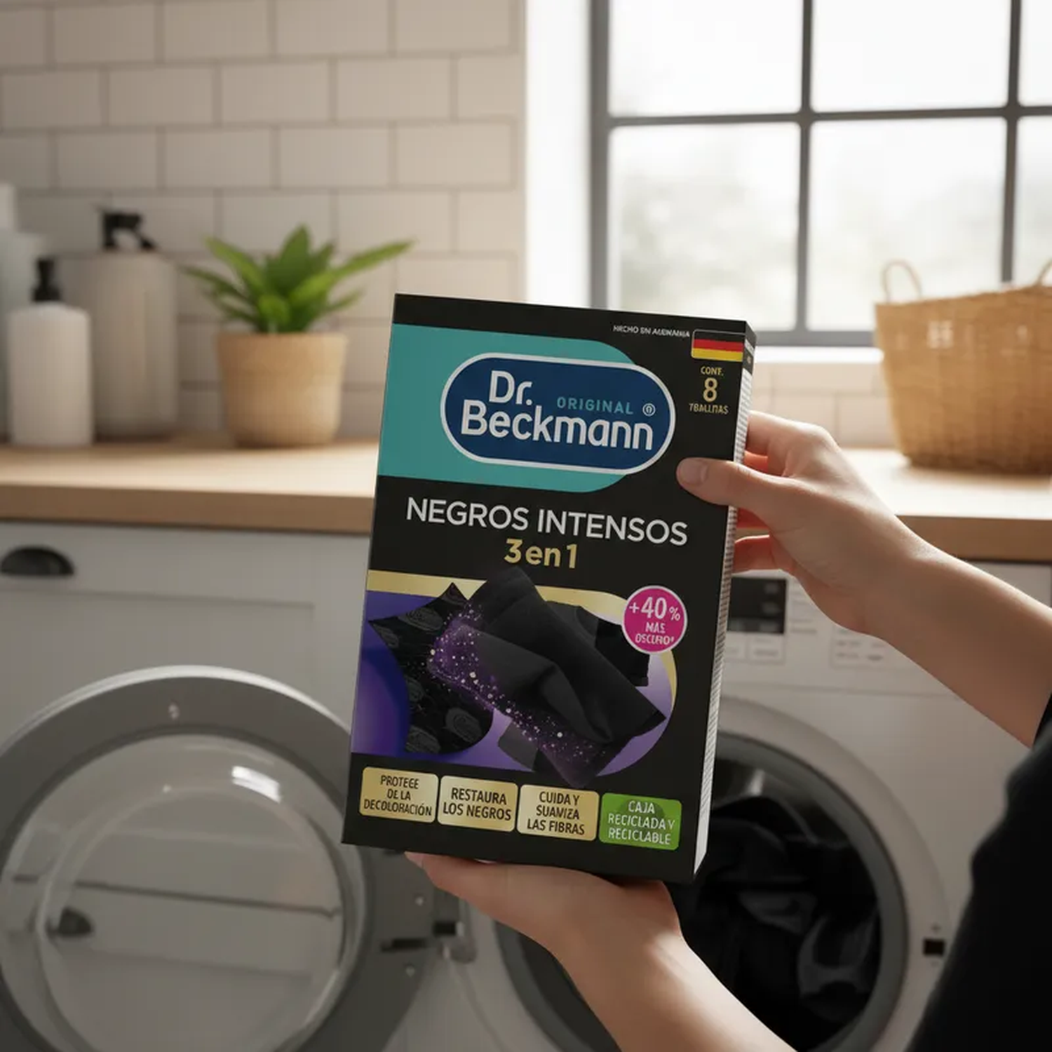 Toallitas Negros Intensos Dr. Beckmann 8 Un-3