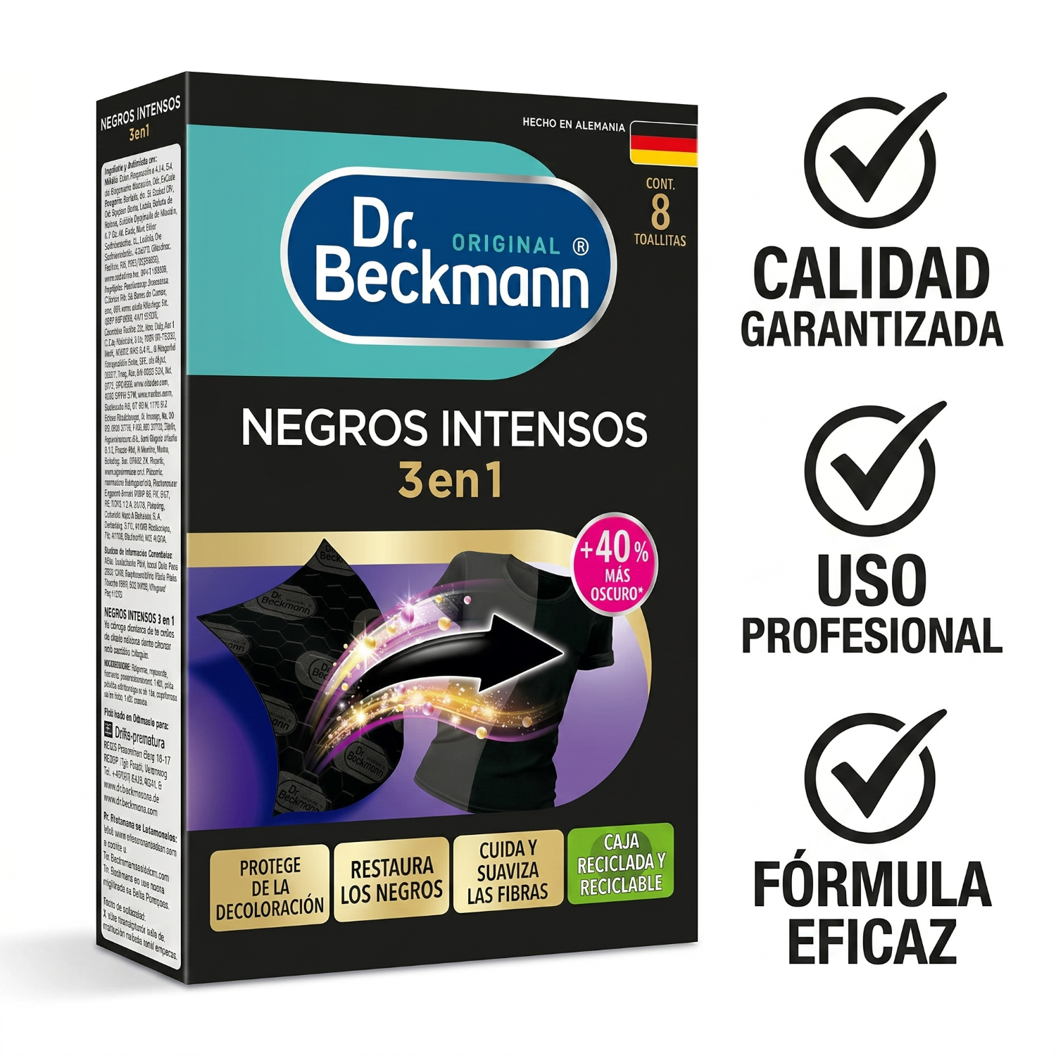 Toallitas Negros Intensos Dr. Beckmann 8 Un-4