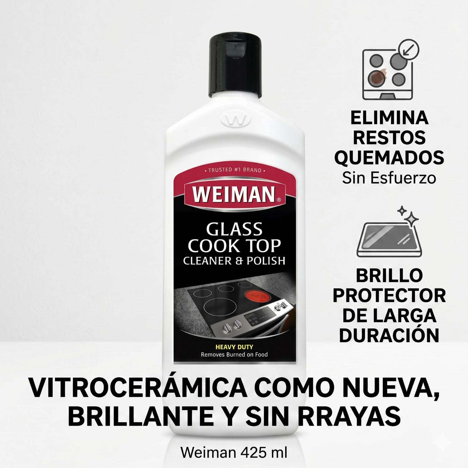 Crema Para Limpiar Vitroceramica Weiman 425 Ml-1