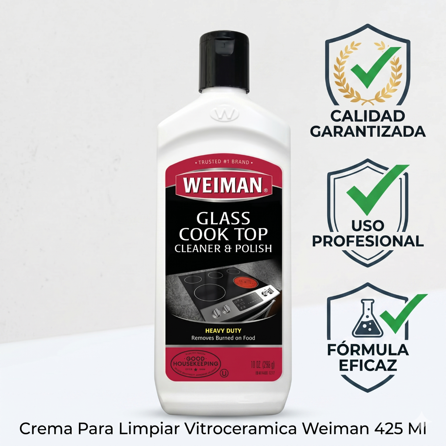 Crema Para Limpiar Vitroceramica Weiman 425 Ml-4
