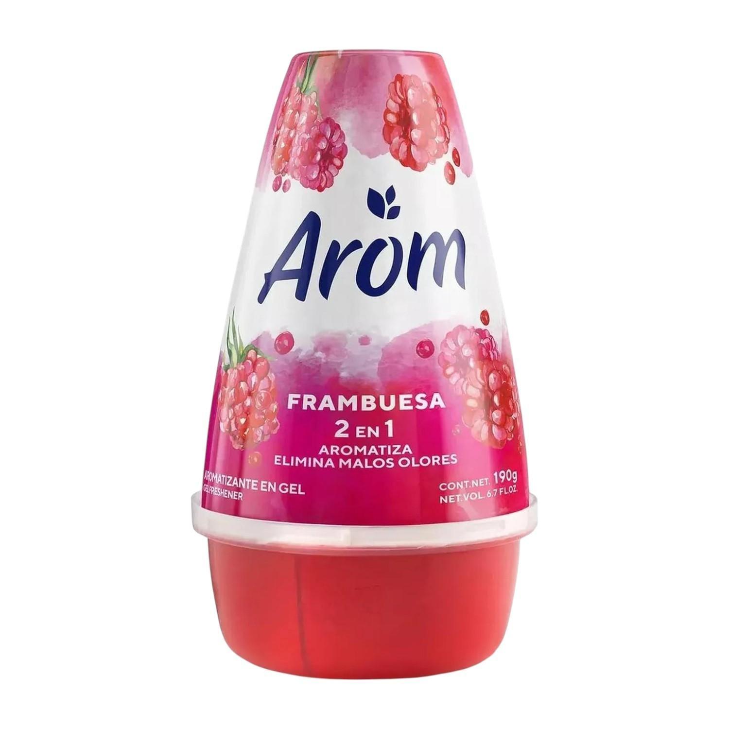 Desodorante Ambiental Cono Gel Arom Frambuesa 190gr-0