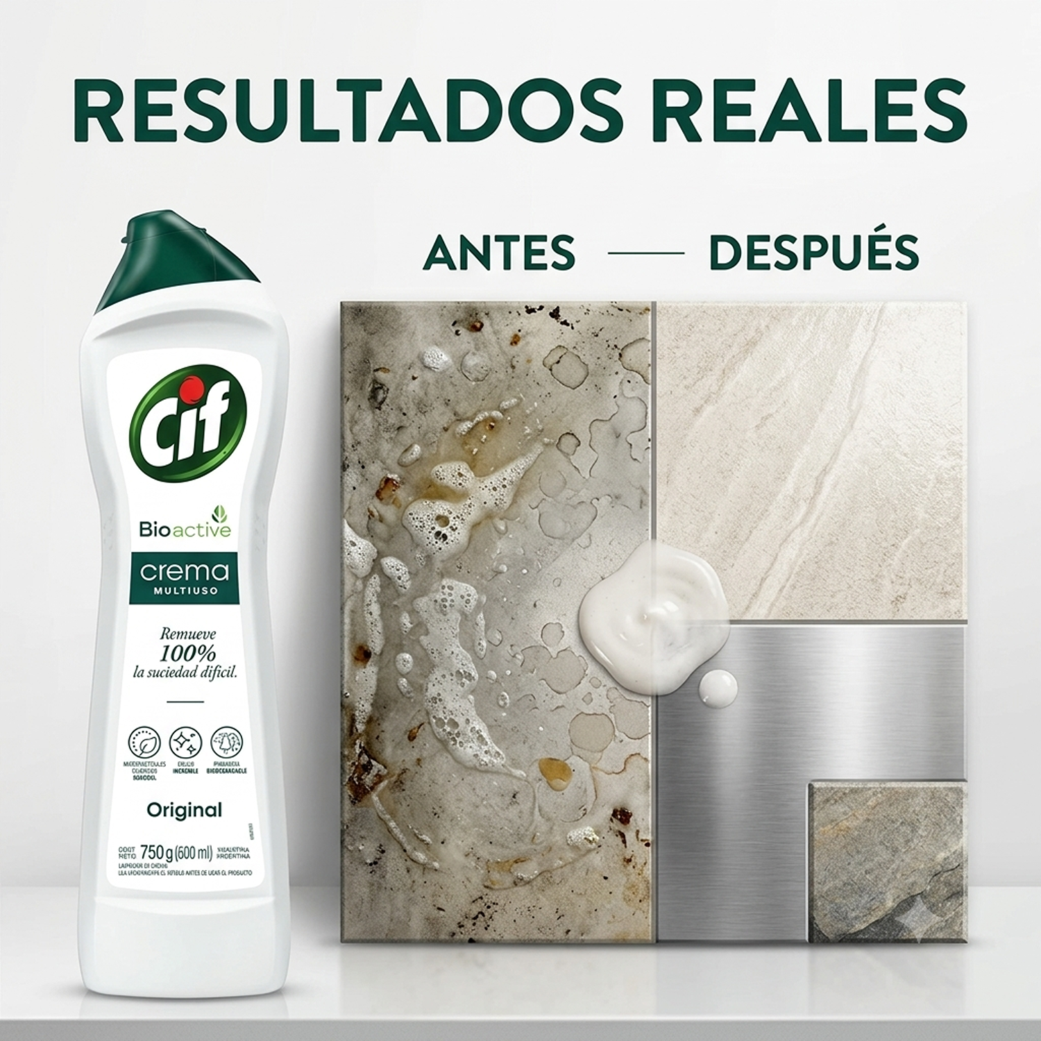 Cif Crema Limpiador Multiuso 750g Bioactive-4