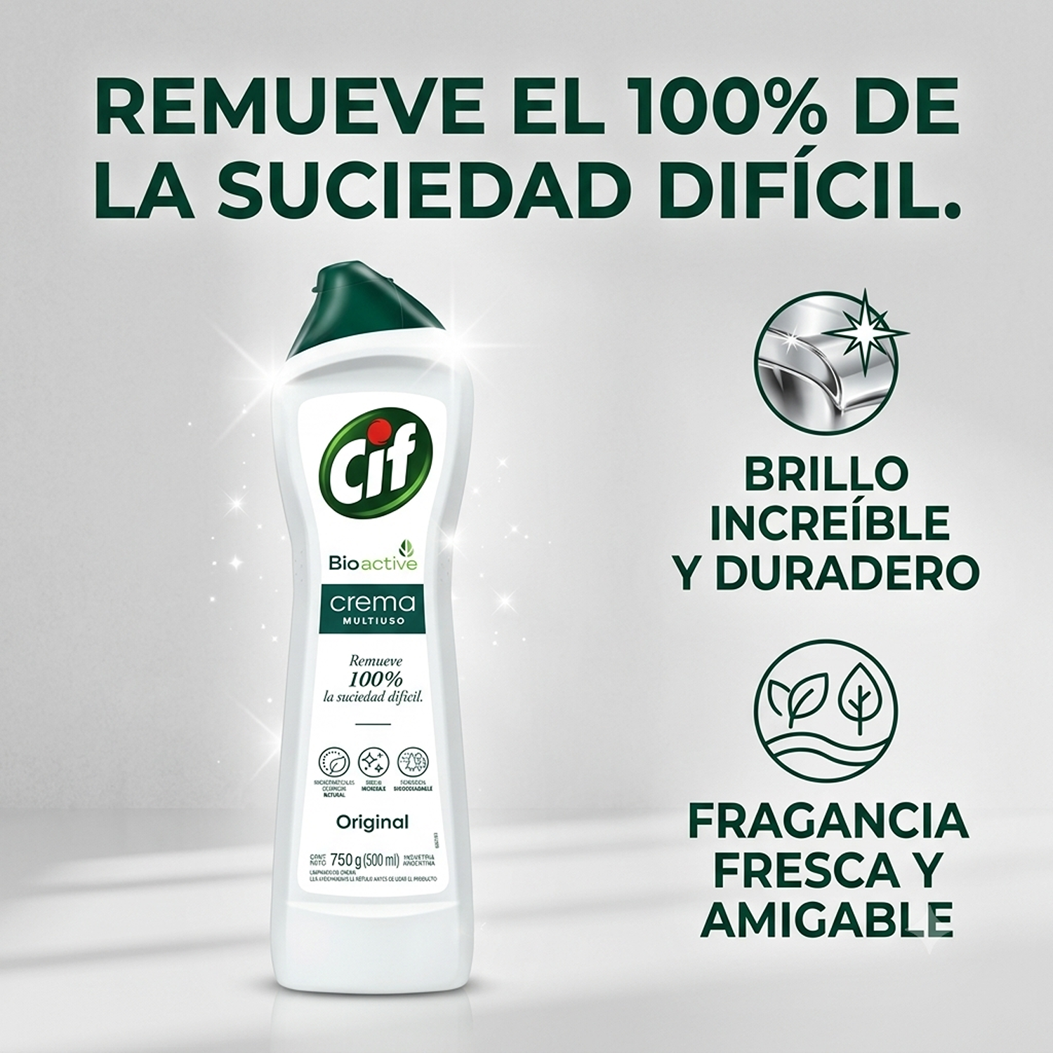 Cif Crema Limpiador Multiuso 750g Bioactive-5