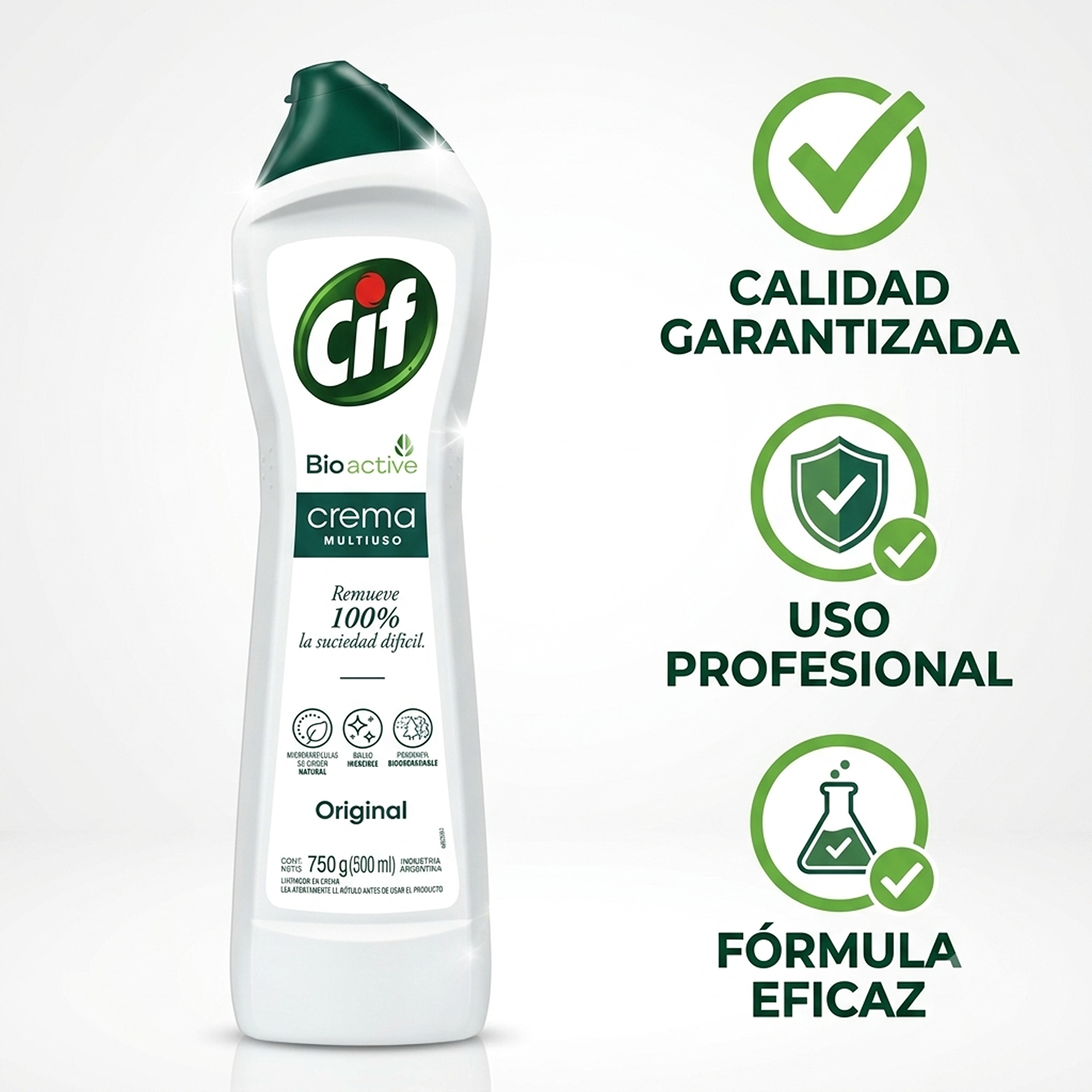 Cif Crema Limpiador Multiuso 750g Bioactive-6