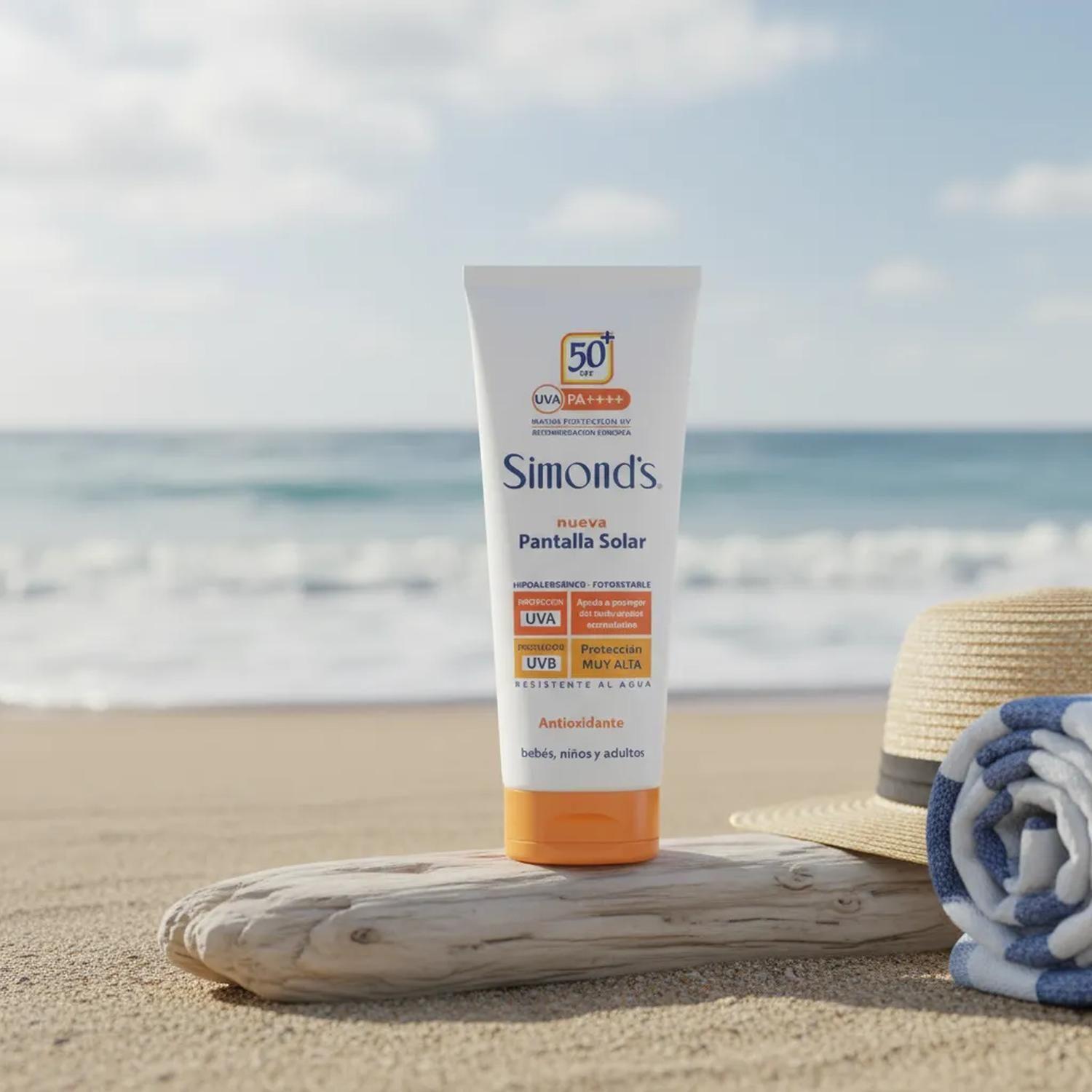 Simonds bloqueador solar SPF 50 200 ml para piel sensible-5