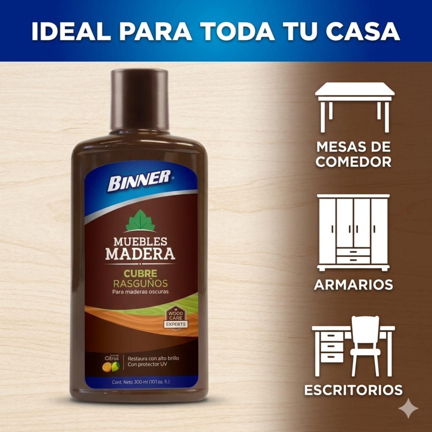 Cubre Rasguños Para Mueble De Madera 300ml-2