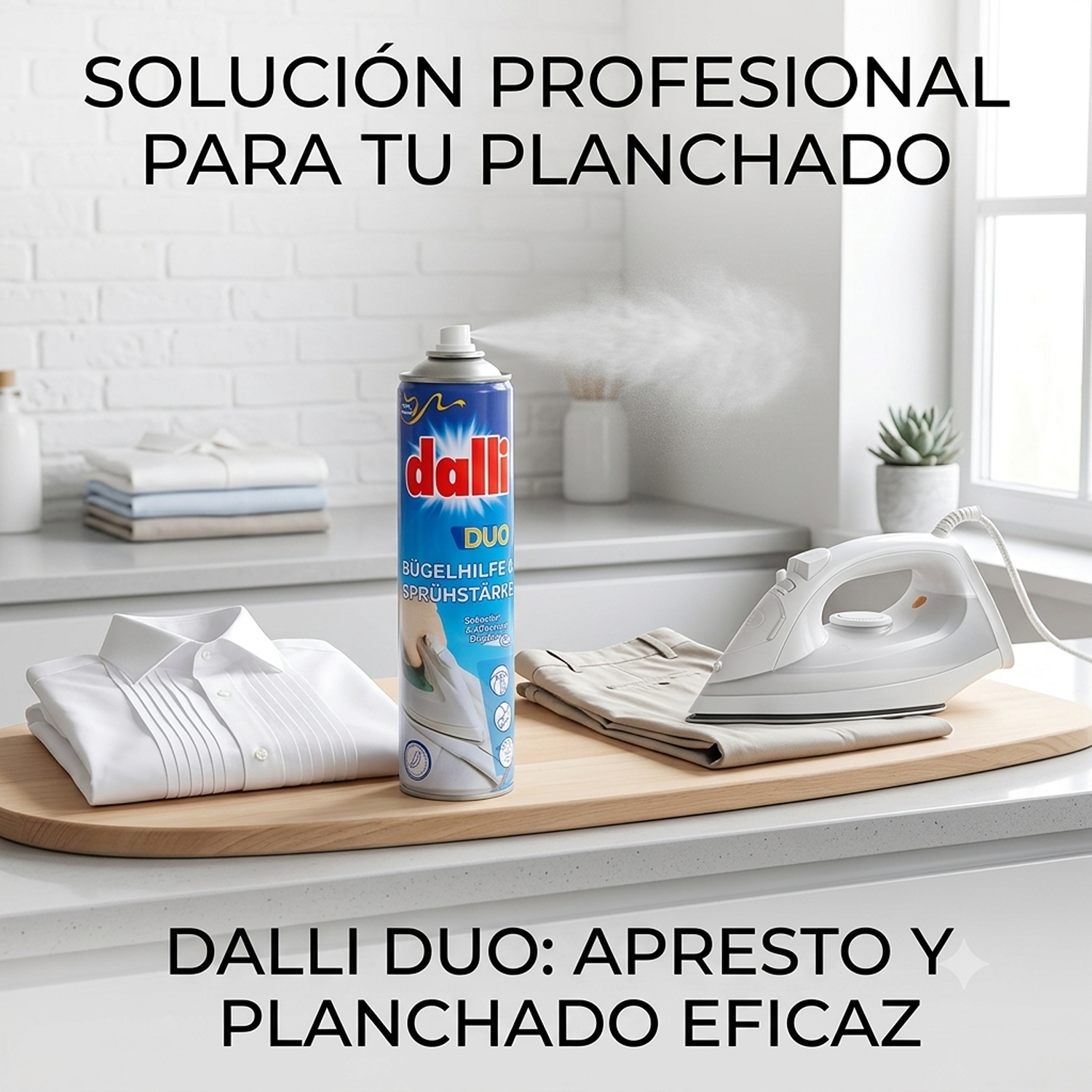 Apresto Planchar Dalli Duo 2en1 Spray Antiarrugas 400ml-5