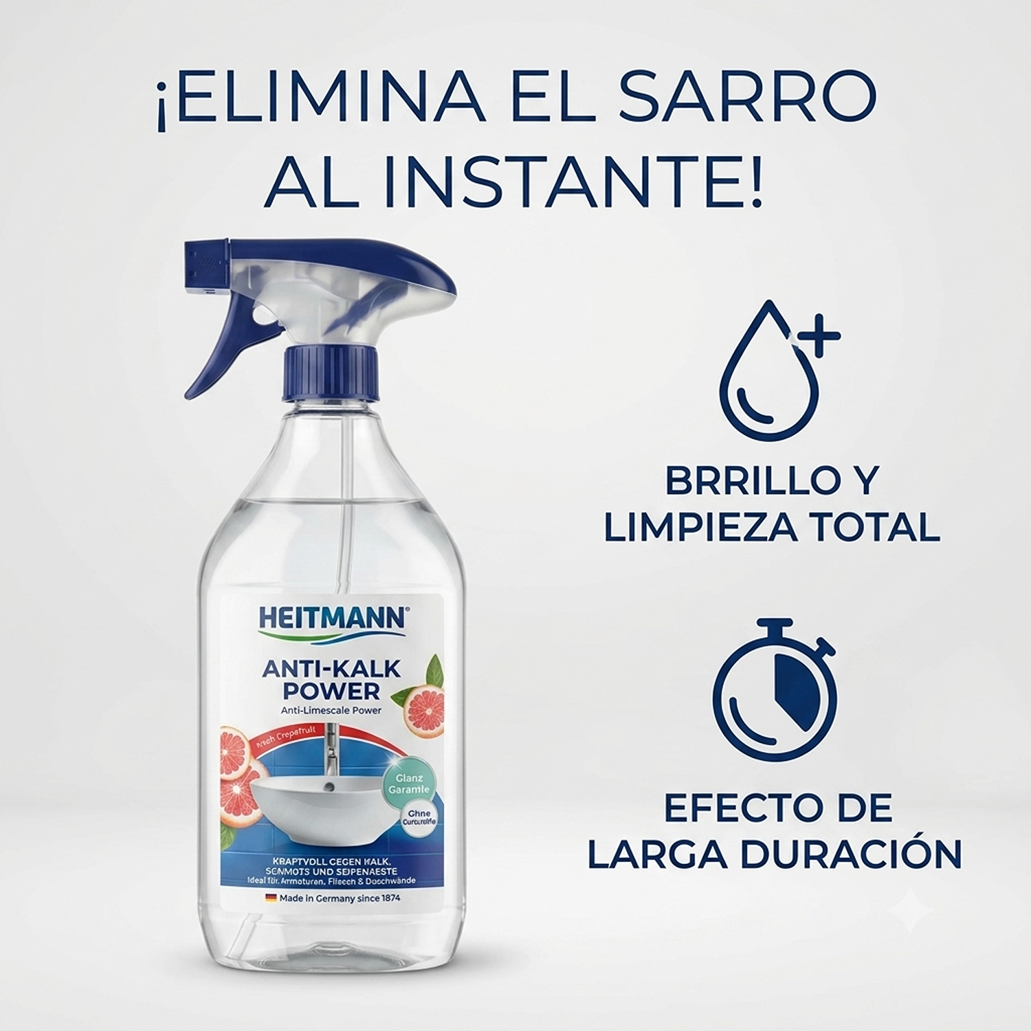 Limpiador Antisarro Baño Heitmann Antical 500ml-7