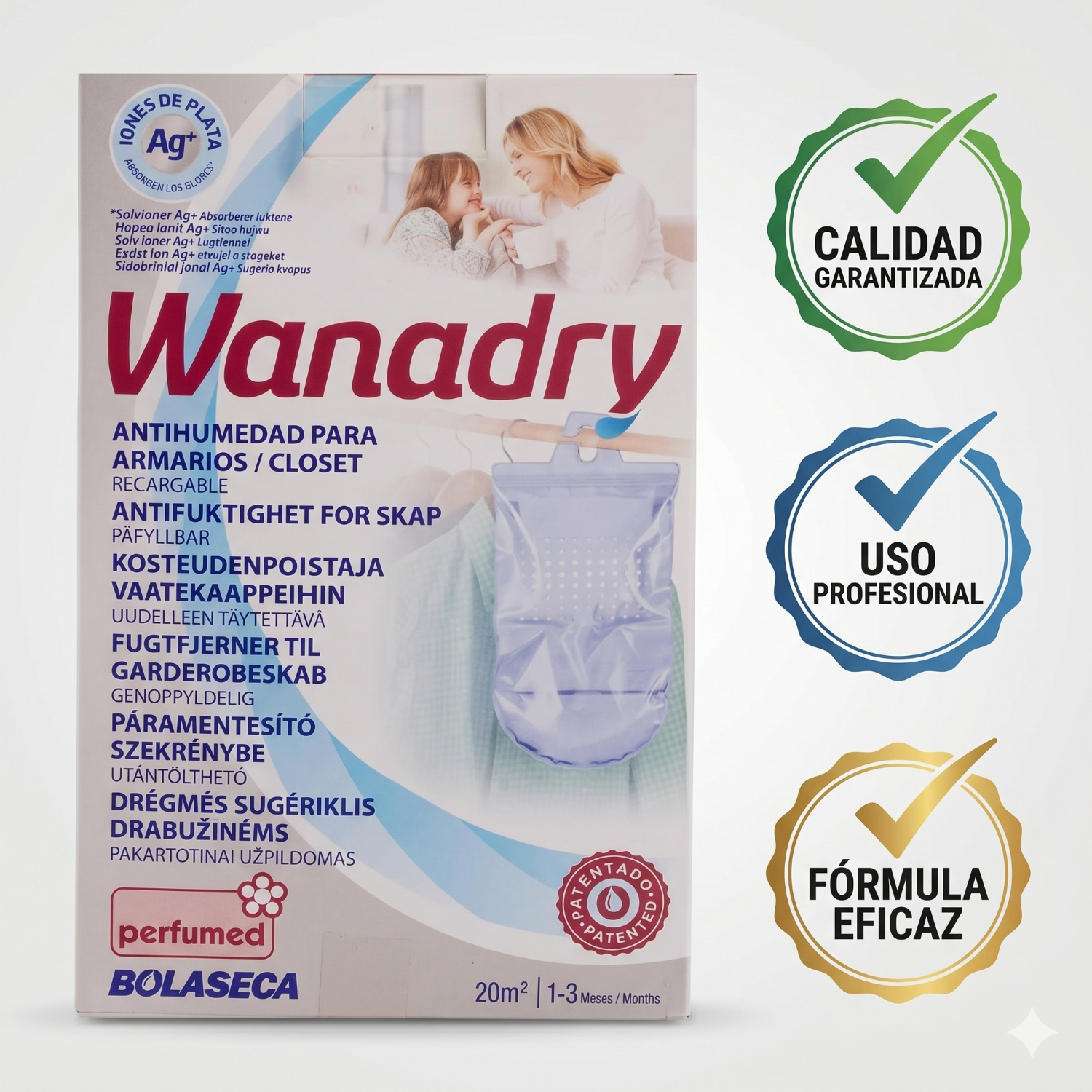Sistema Antihumedad Bolaseca Wanadry Closets Y Armarios 450g-4