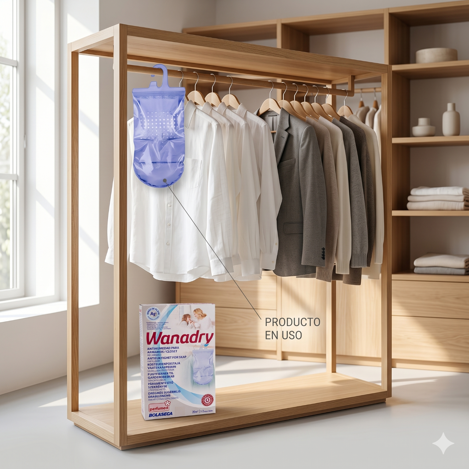 Sistema Antihumedad Bolaseca Wanadry Closets Y Armarios 450g-5